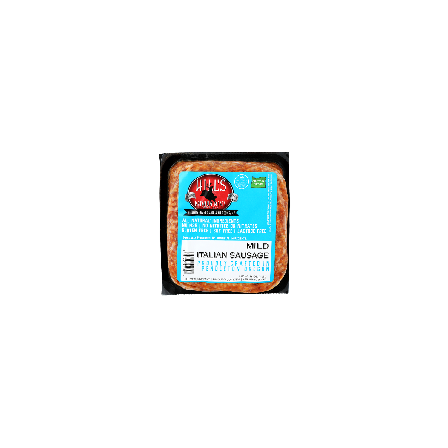 Hill's Premium Meats All Natural Gluten Free Mild Italian Sausage - 16 Ounce Image 1 of 4