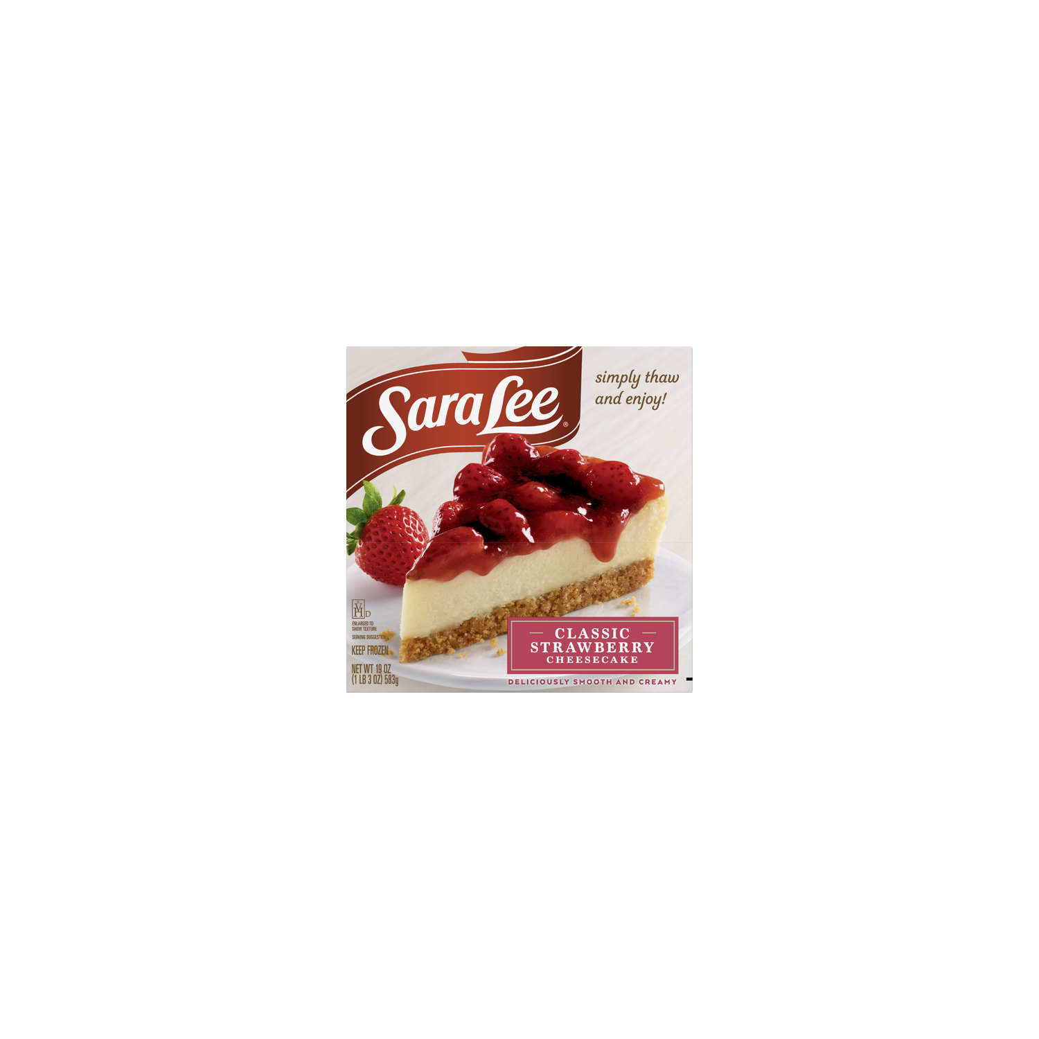 Sara Lee Classic Strawberry Cheesecake - 19 Ounce