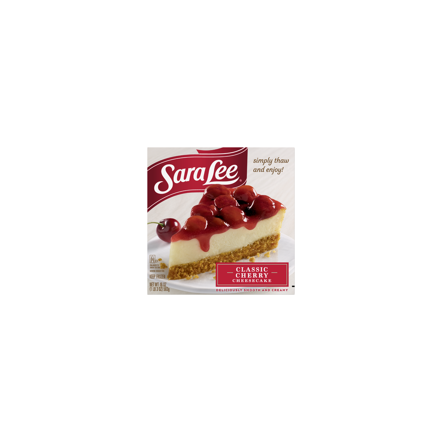 Sara Lee Classic Cherry Cheesecake - 19 Ounce