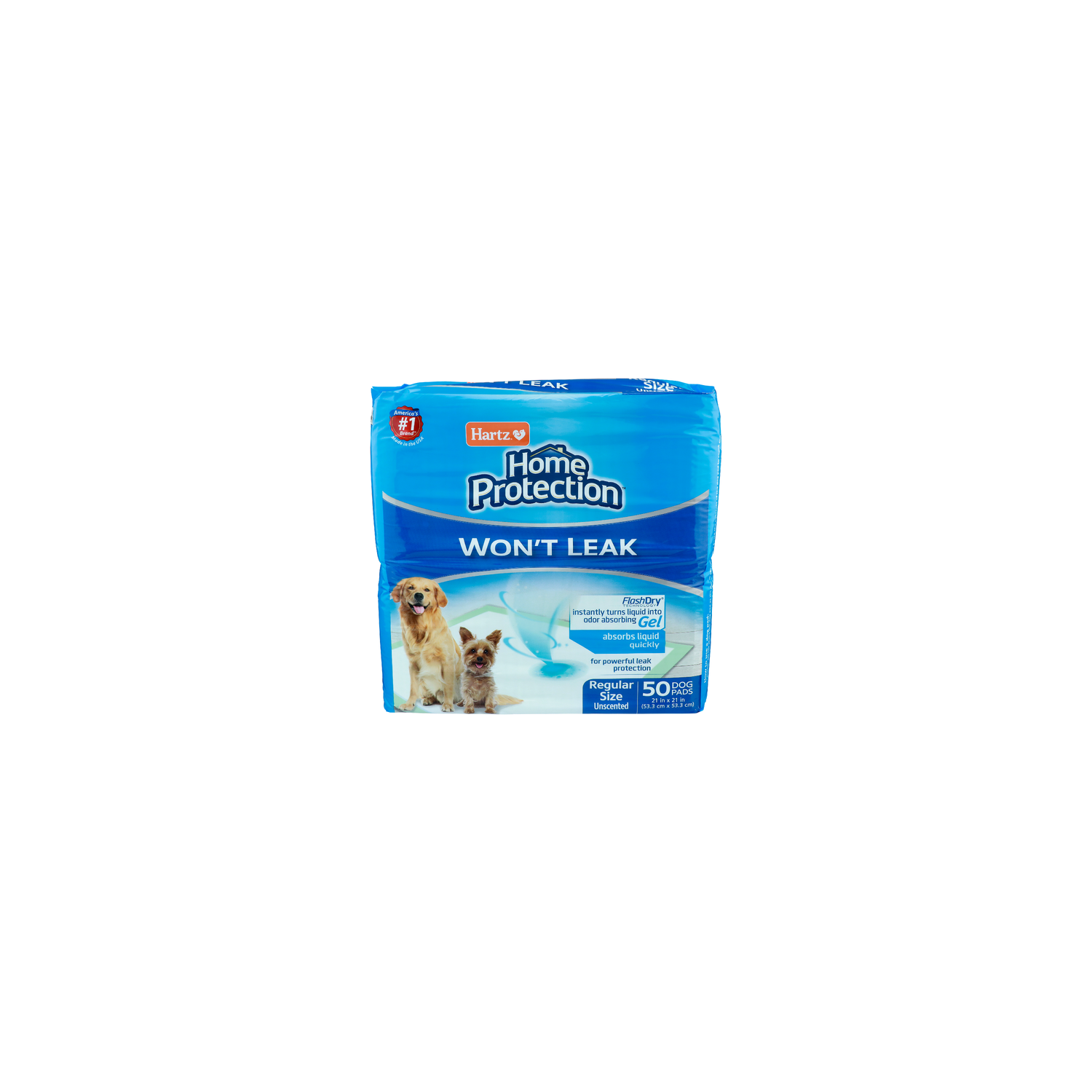 Hartz Home Protection Dog Pads - 50 Count Image 1 of 2