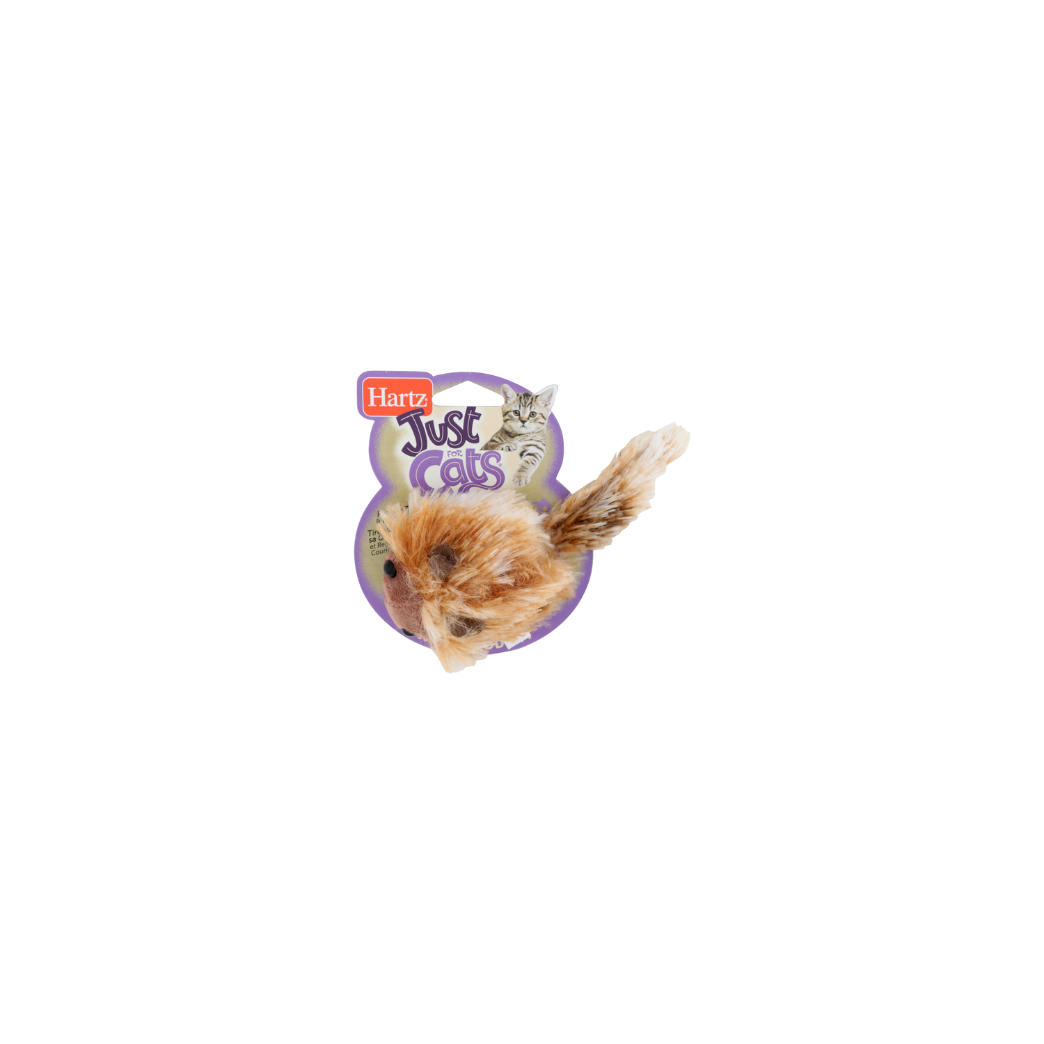 Hartz Just For Cats Running Rodent Plush Toy - 1 Count Image 1 of 2
