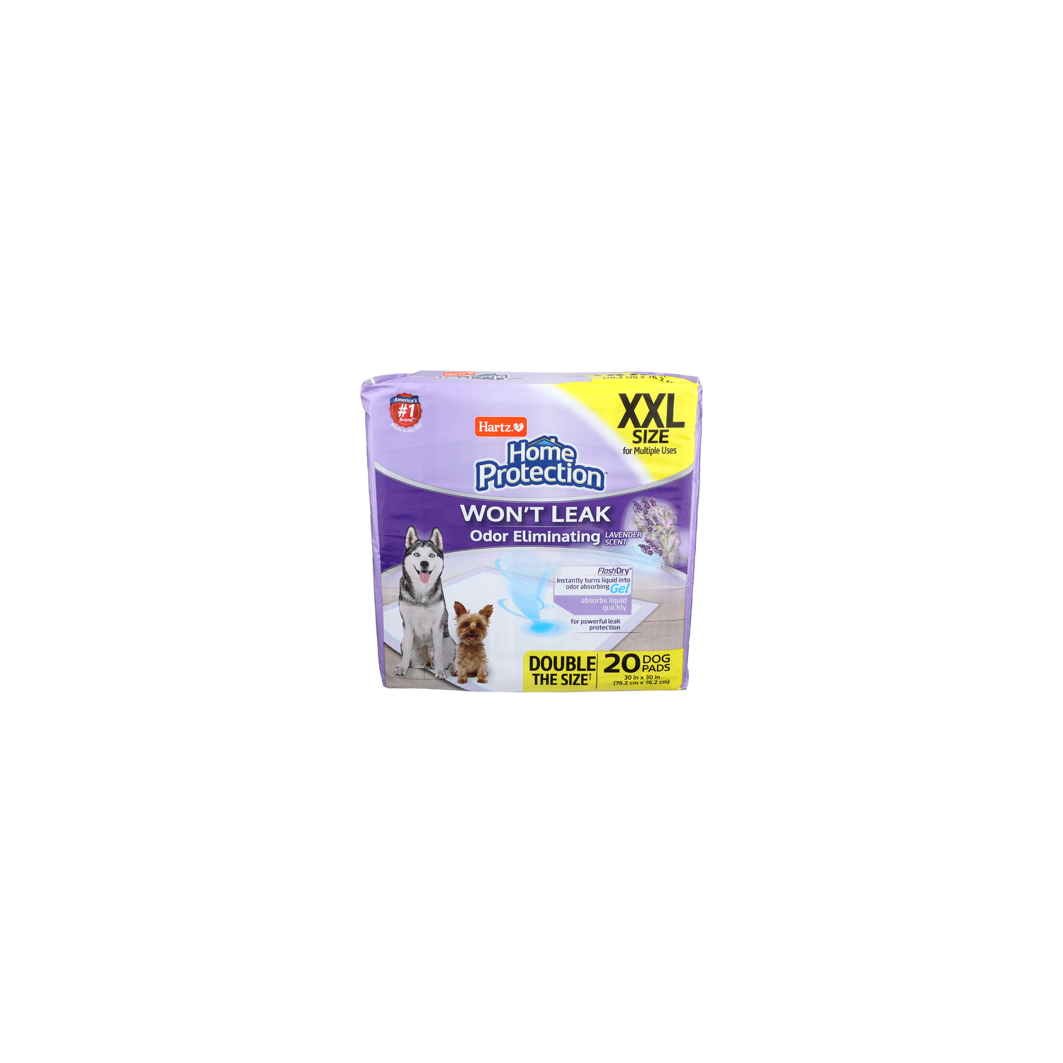 Hartz Home Protection Lavender Scent Home Protection Dog Pads - 20 Count Image 1 of 2