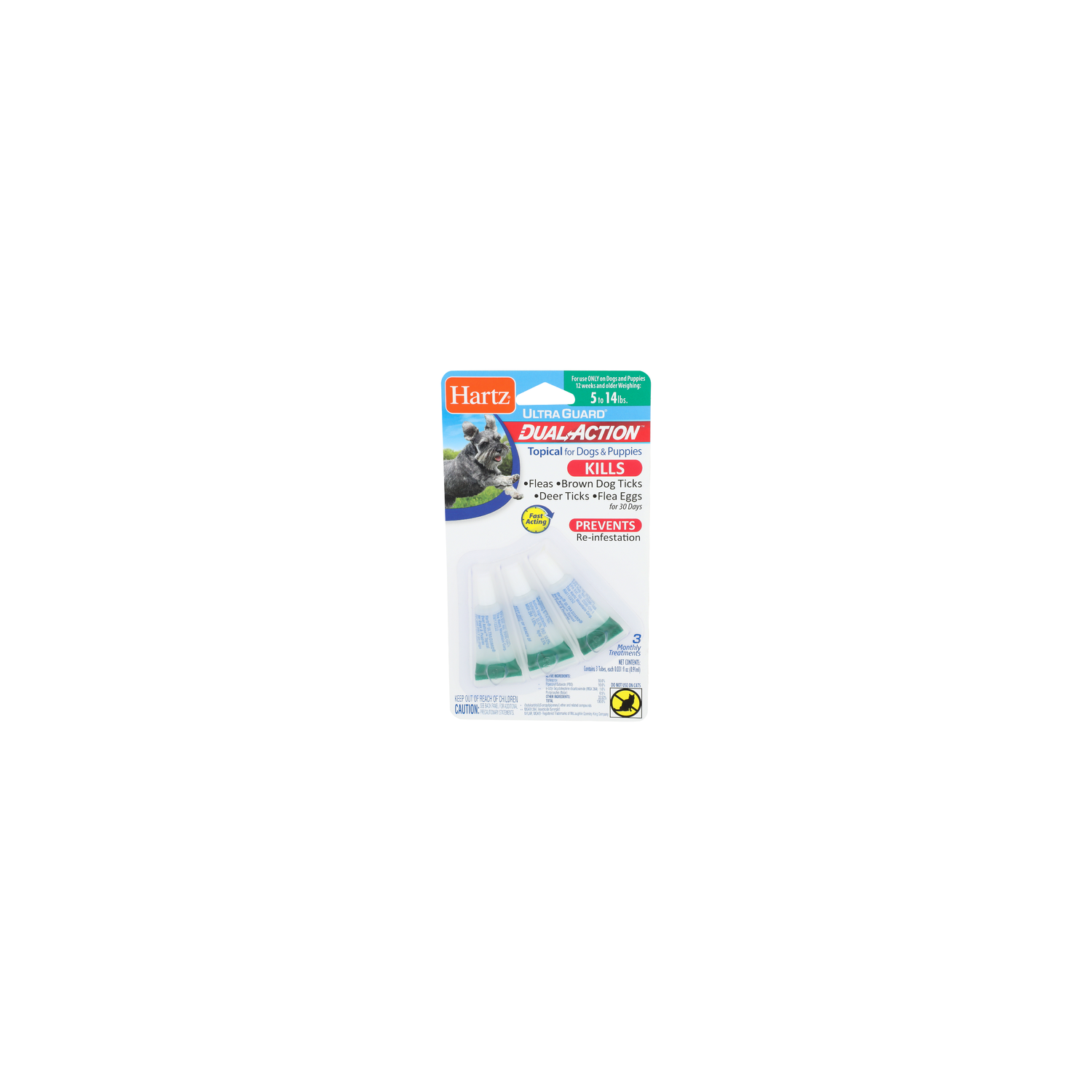 Hartz Dual Action Ultra Guard - 0.03 Fluid Ounce - 3 Count Image 1 of 2