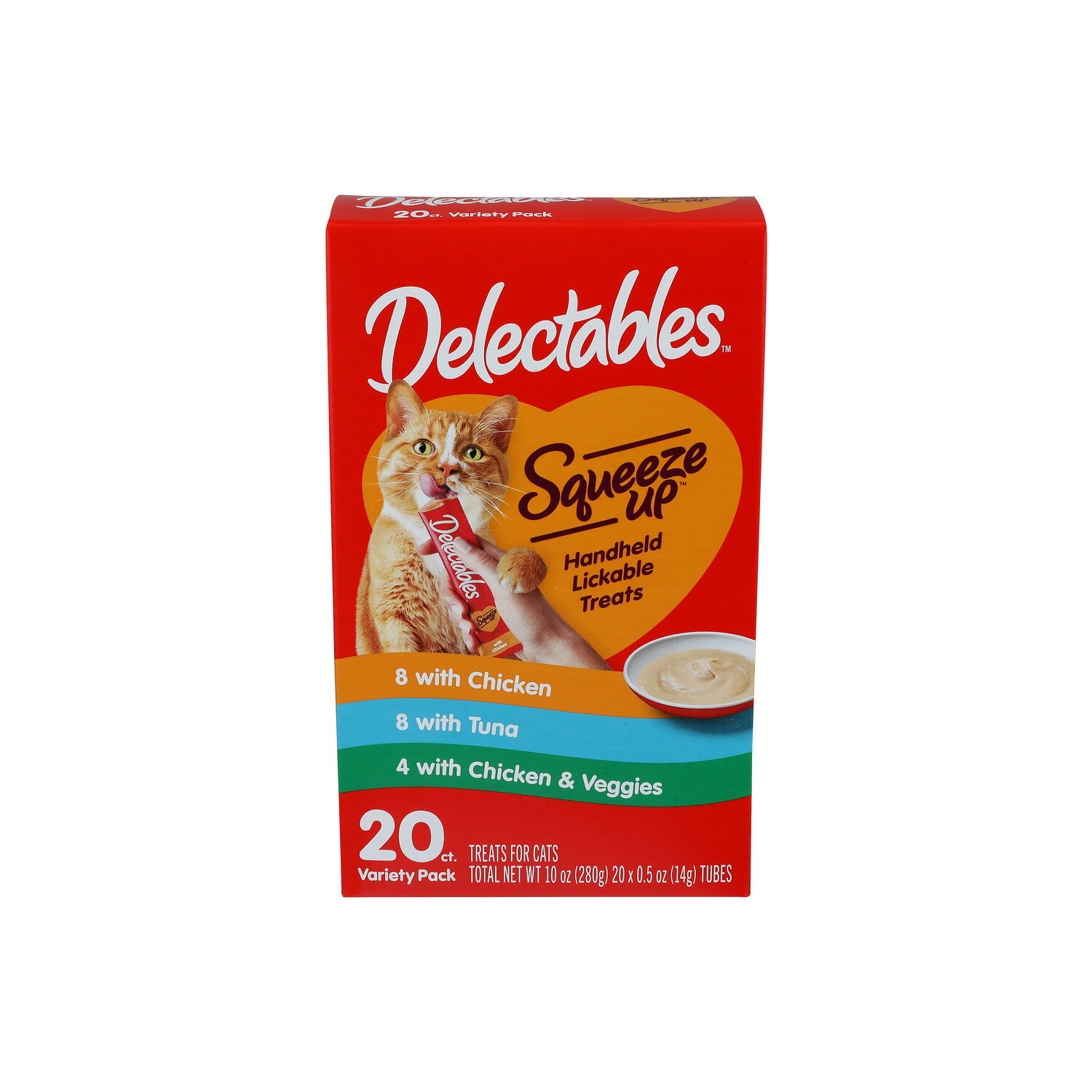 Hartz Delectables Squeeze Up Variety Pack - 0.5 Ounce - 20 Count Image 1 of 4