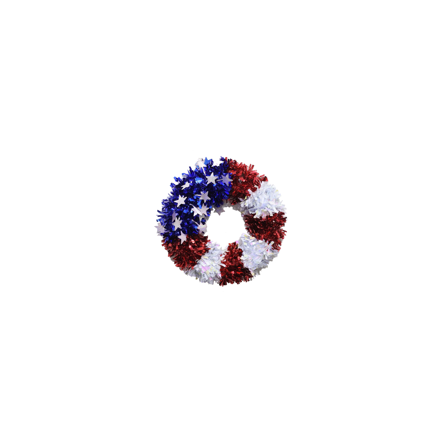 Summer Red White & Blue Wreath - 1 Each