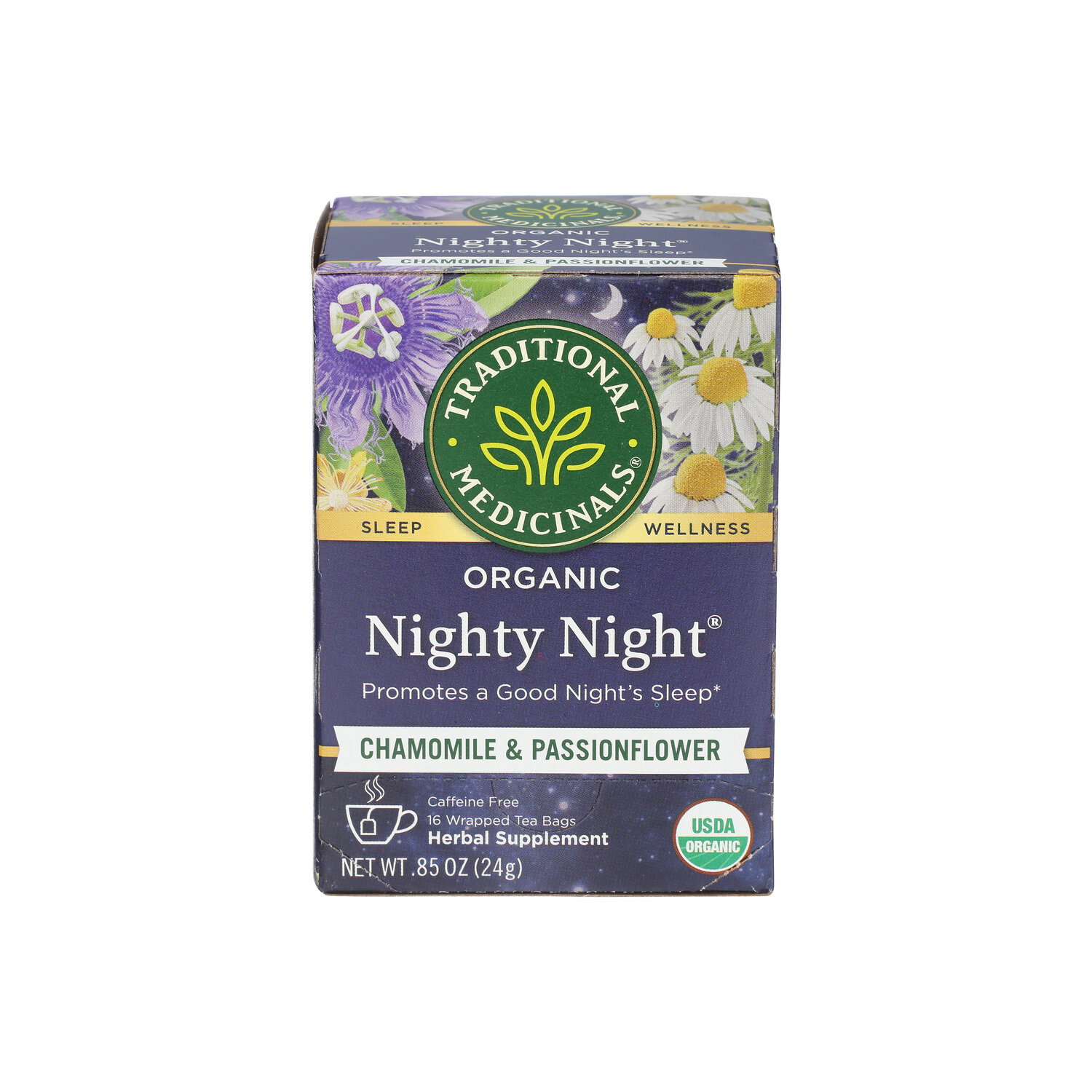 Traditional Medicinals Herbal Tea Nighty Night - 0.053 Ounce - 16 Count Image 1 of 3