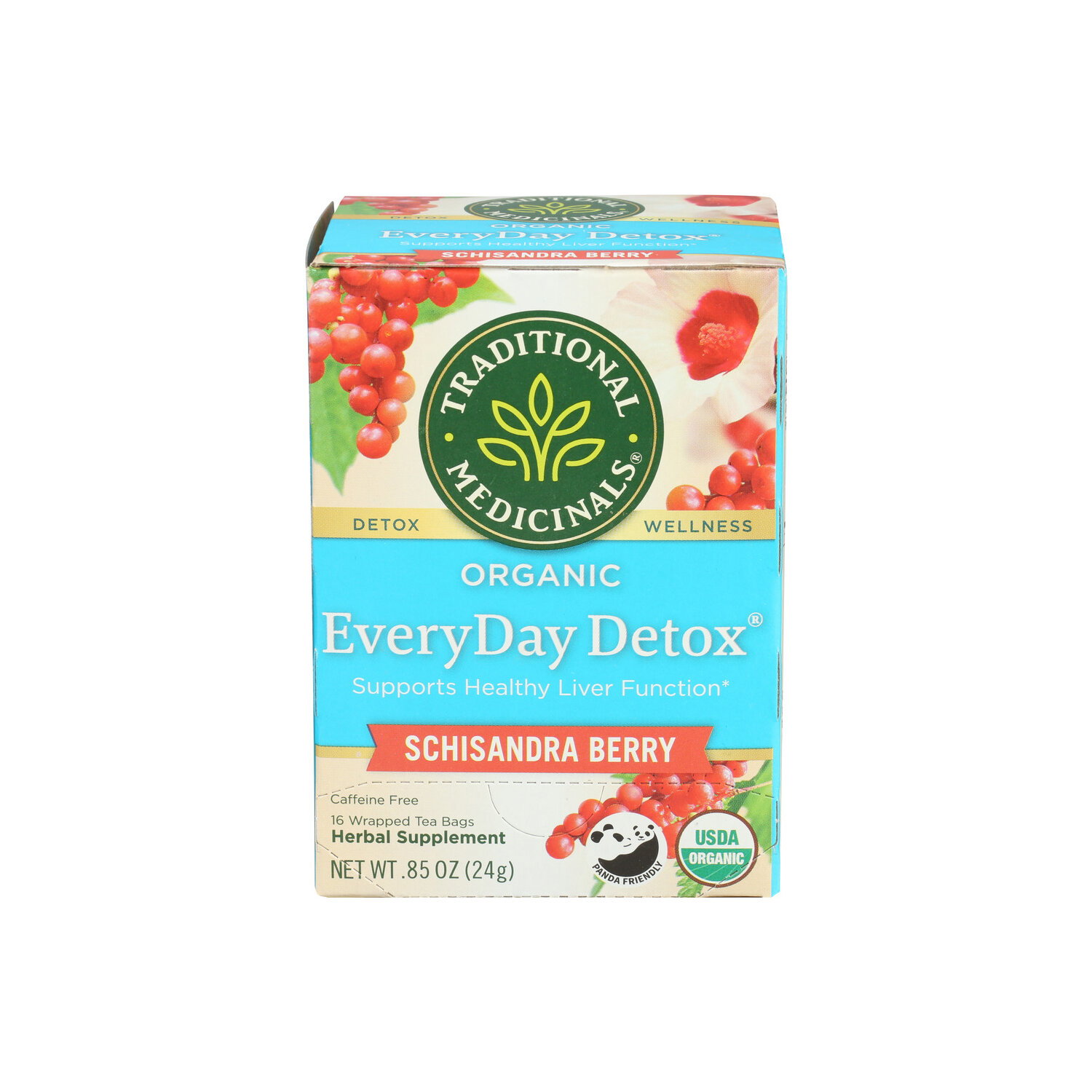 Traditional Medicinals Bagged Tea Everyday Detox - 0.053 Ounce - 16 Count Image 1 of 4