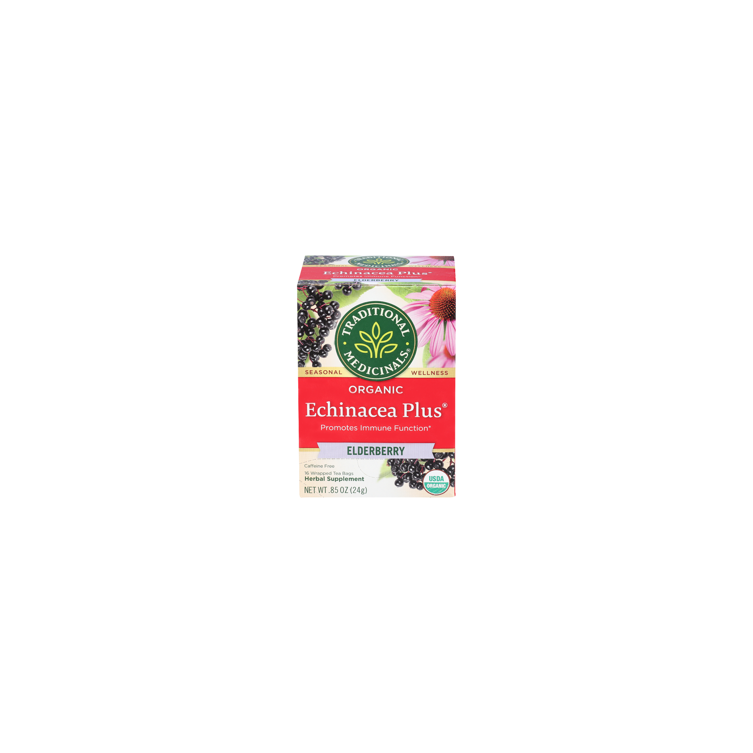 Traditional Medicinals Bagged Tea Echinacea Plus - 0.053 Ounce - 16 Count Image 1 of 4
