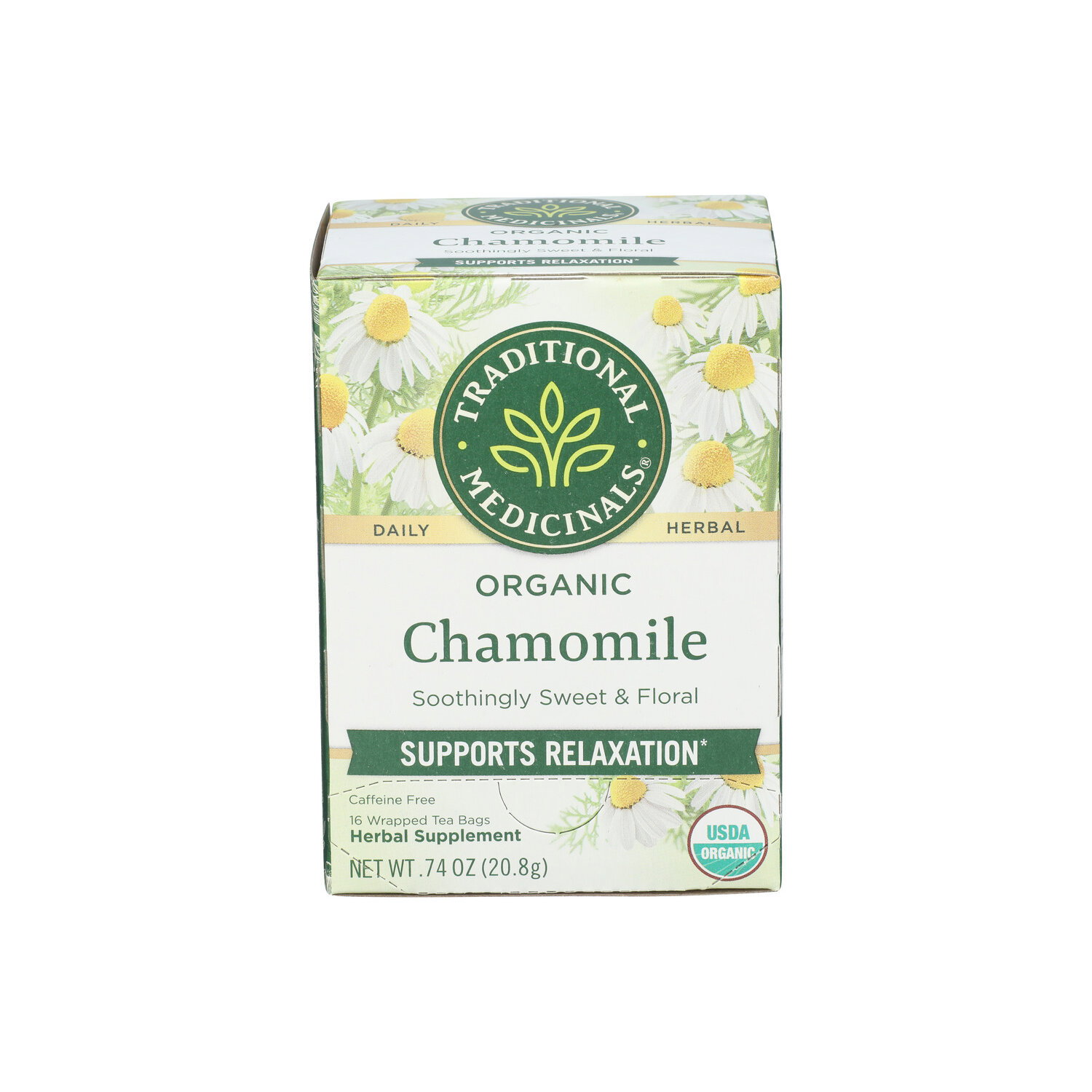 Traditional Medicinals Bagged Tea Chamomile - 0.046 Ounce - 16 Count Image 1 of 3