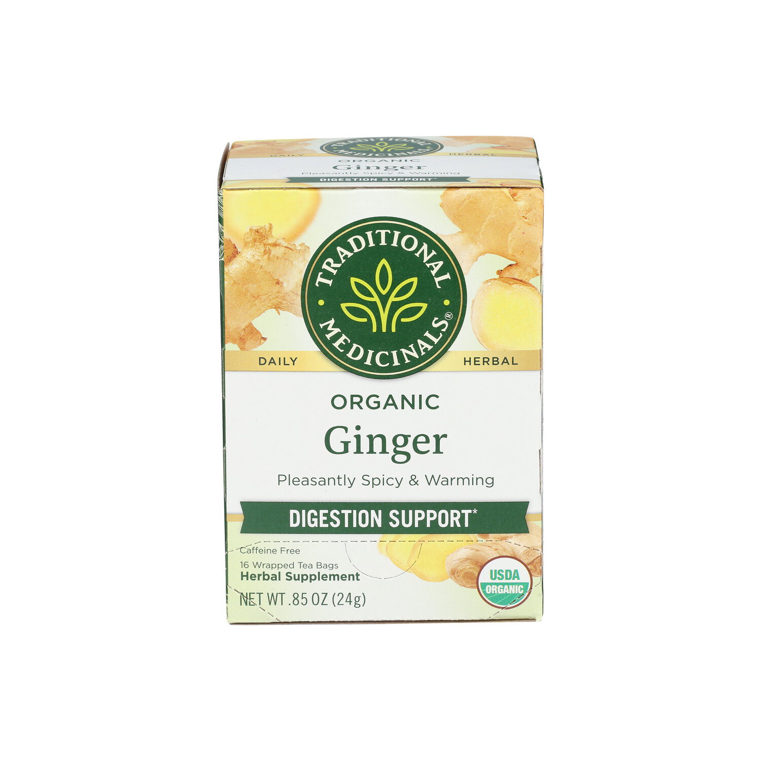 Traditional Medicinals Ginger Bagged Tea - 0.053 Ounce - 16 Count Image 1 of 3
