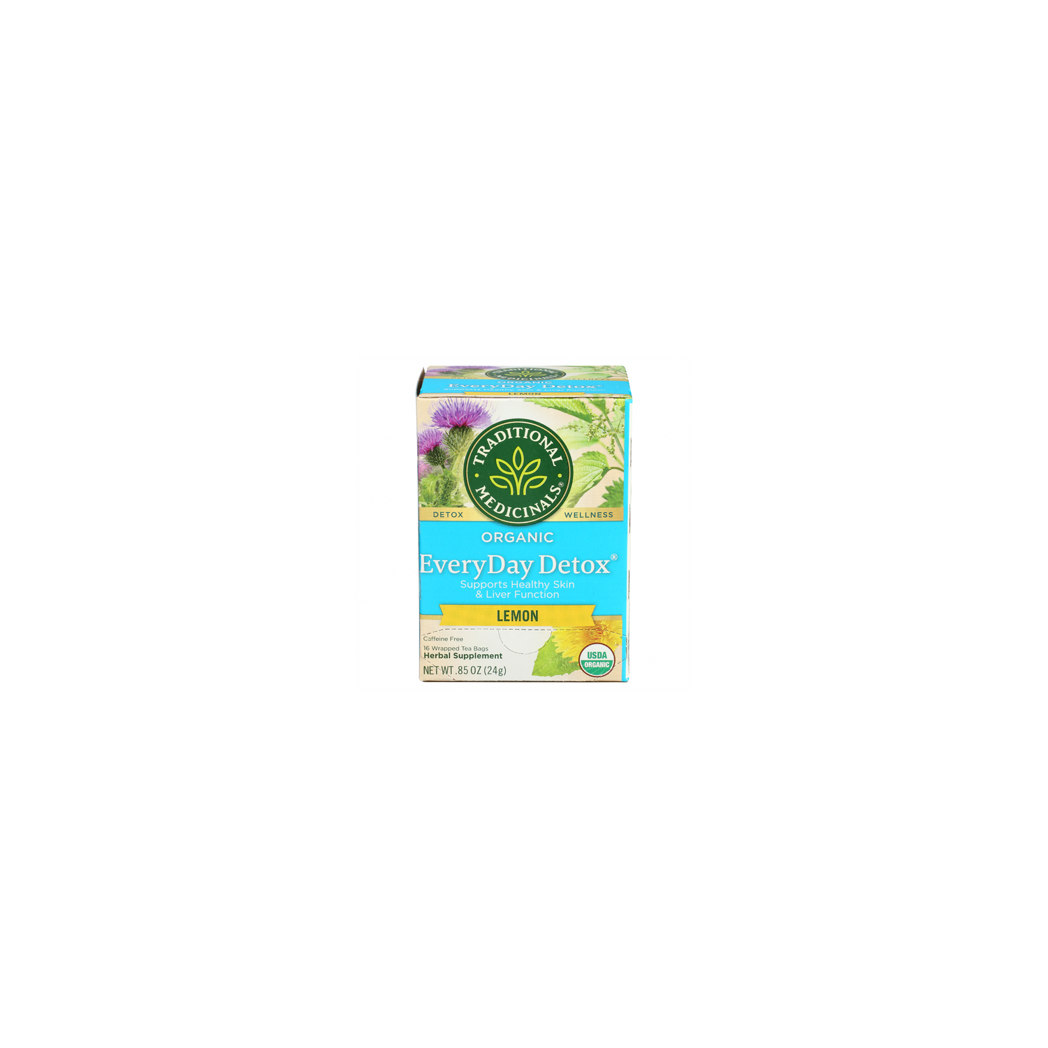 Traditional Medicinals Everyday Detox Lemon - 0.053 Ounce - 16 Count Image 1 of 2