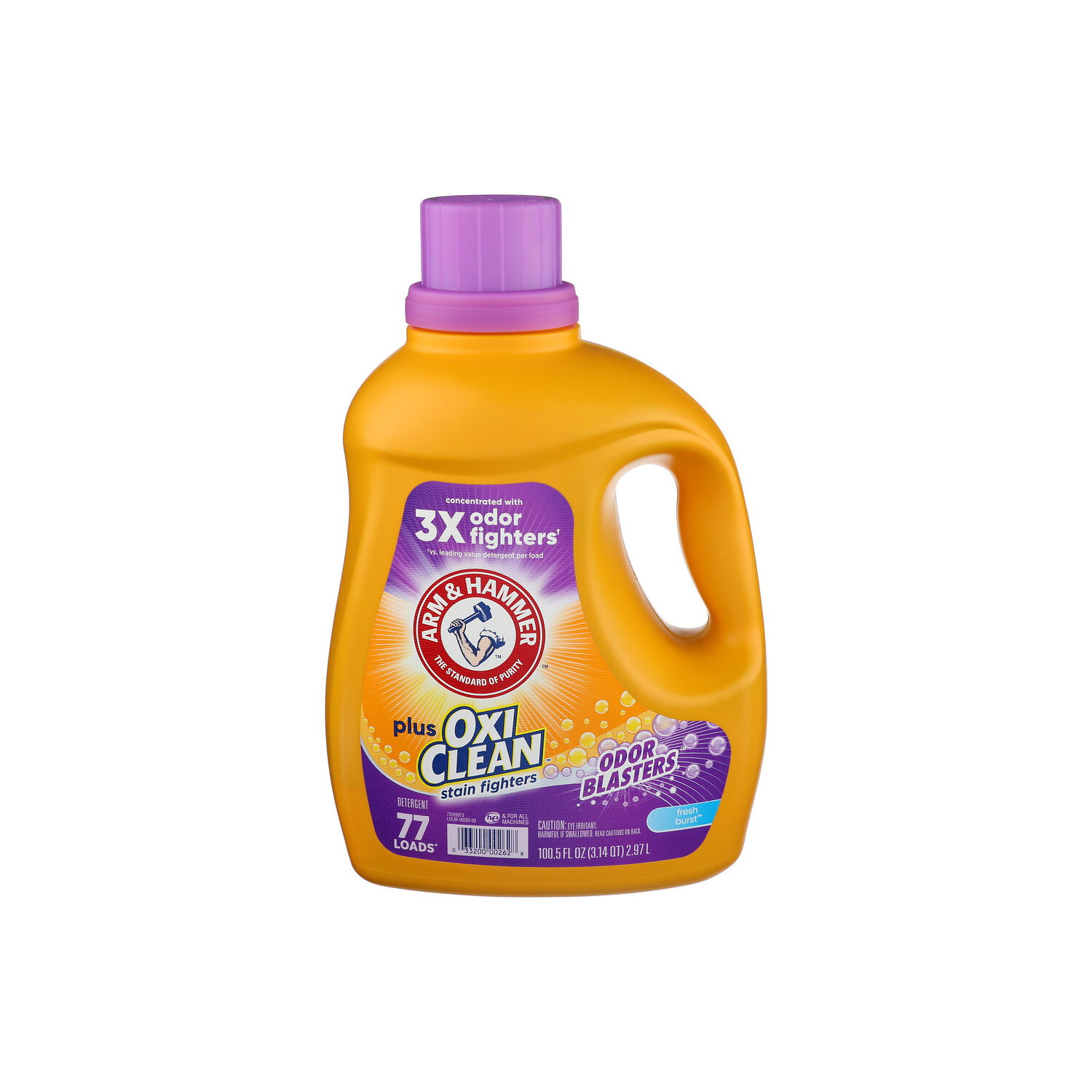 Arm & Hammer Detergent, Odor Blaster, Stain Fighters, Fresh Brust