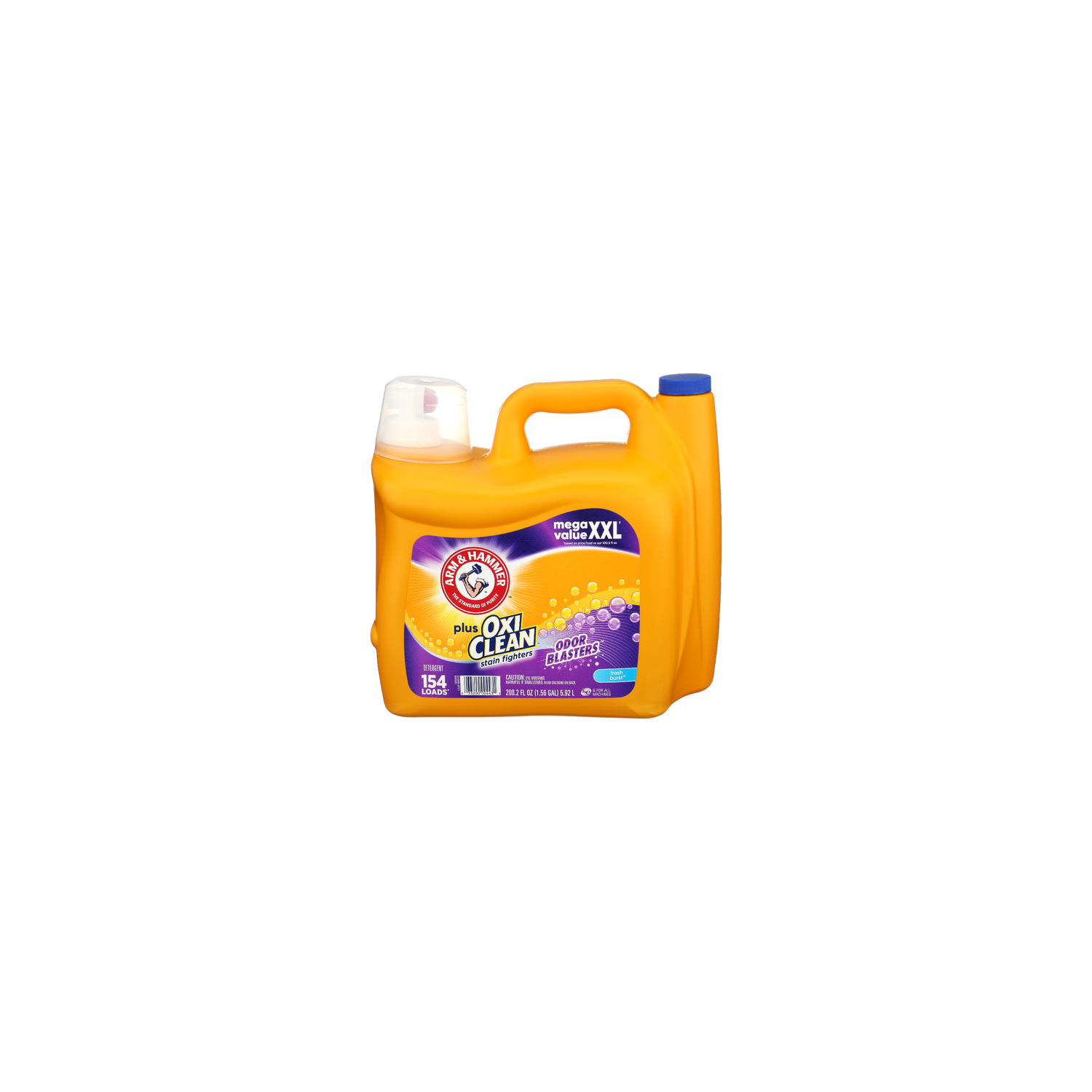 ARM & HAMMER Liquid Laundry Detergent Odor Blaster Fresh Burst Plus Oxiclean - 200.2 Fluid Ounce Image 1 of 3