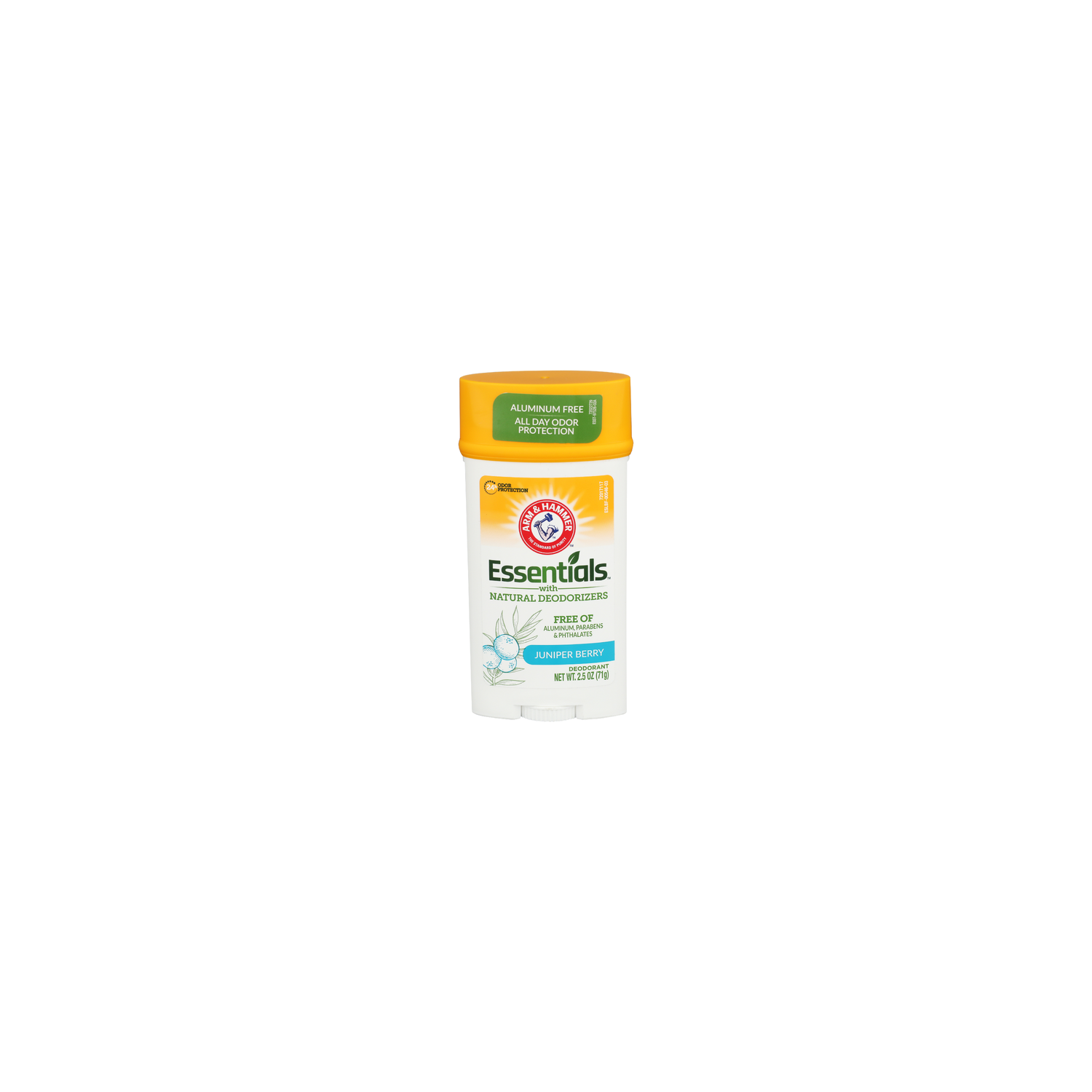 ARM & HAMMER Juniper Berry Essentials Deodorant Clean Wide Stick - 2.5 Ounce Image 1 of 3