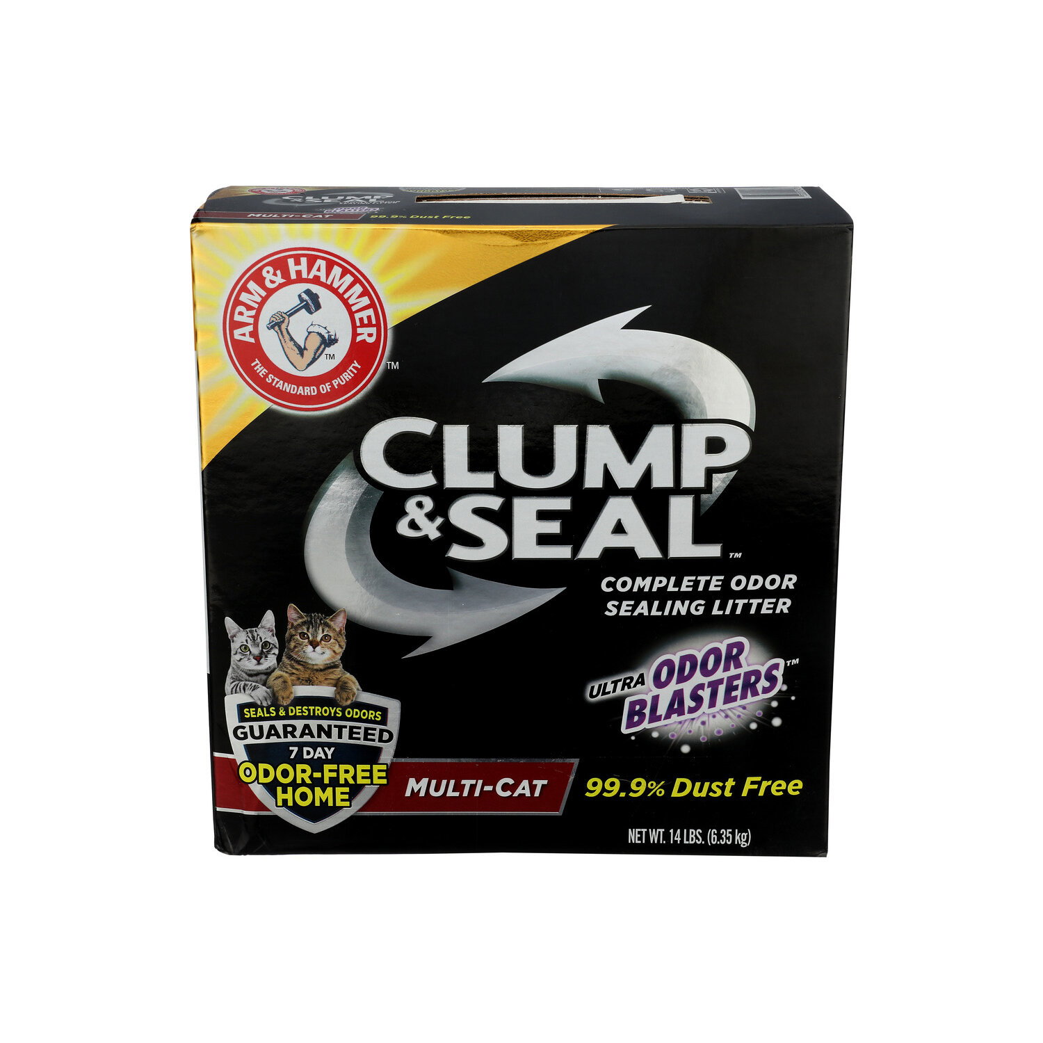 Arm & Hammer Ultra Odor Blasters Clump & Seal Complete Sealing Litter - 14 Pound Image 1 of 2