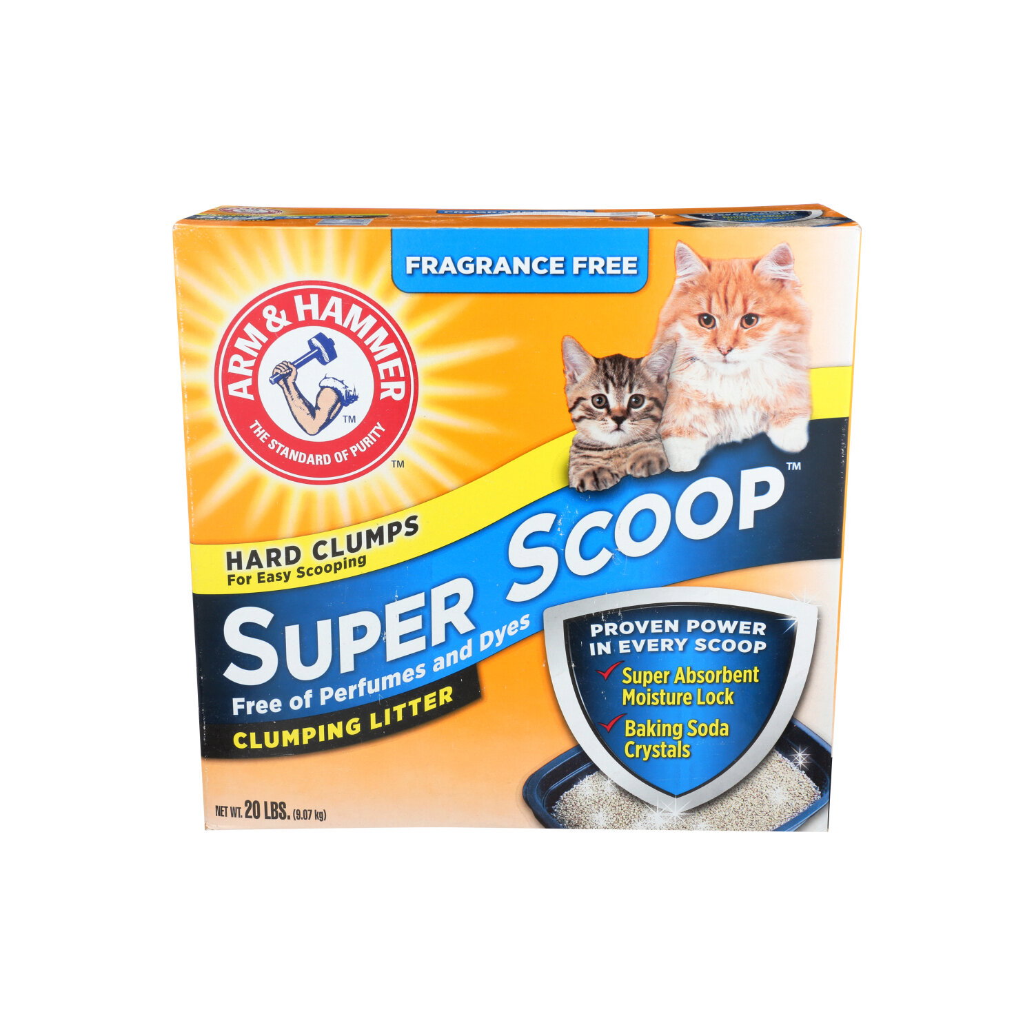 ARM & HAMMER Super Scoop Pets Cat Litter Super Scoop Fragrance Free - 20 Pound Image 1 of 2