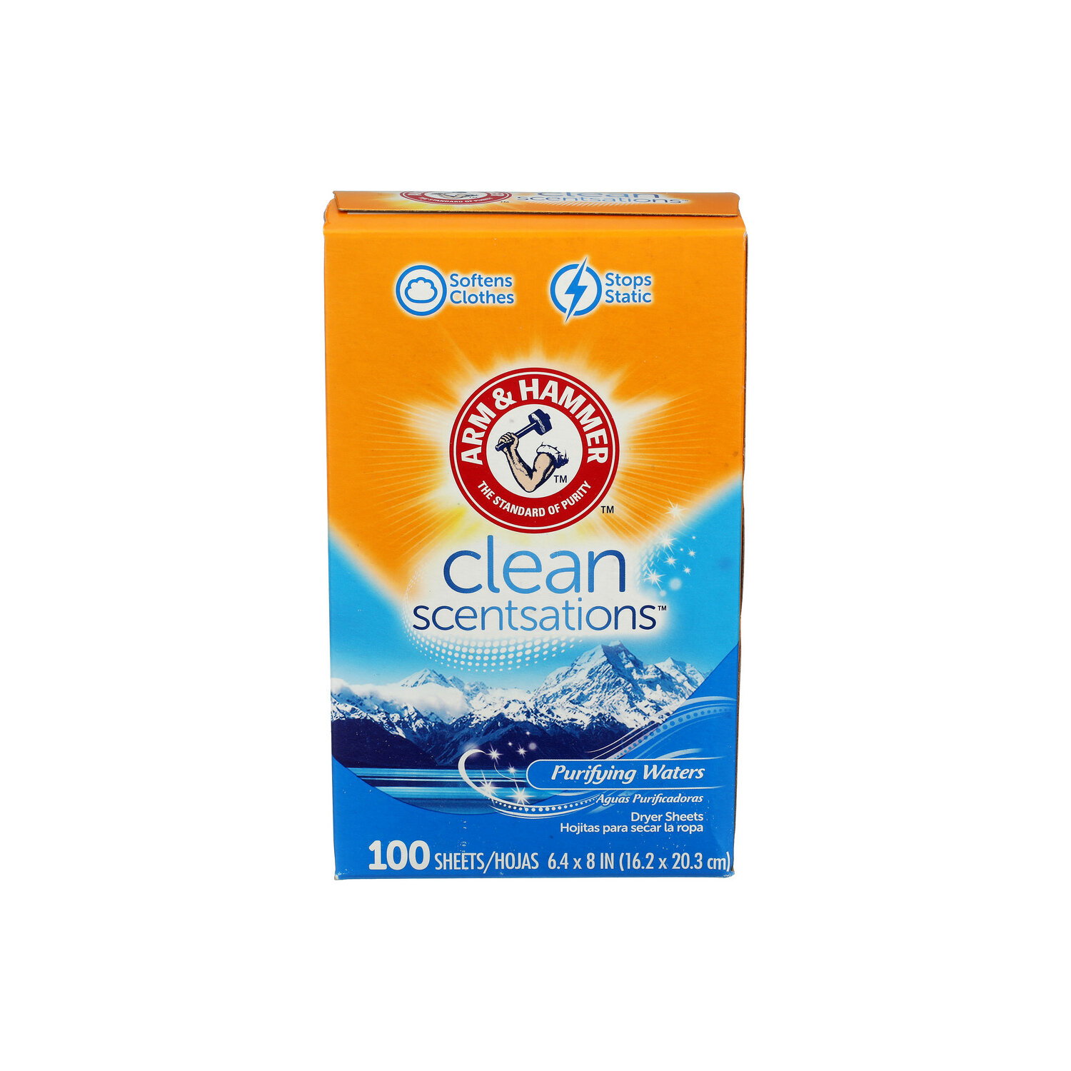 Arm & Hammer Purifying Waters Clean Scentsations - 100 Count Image 1 of 3