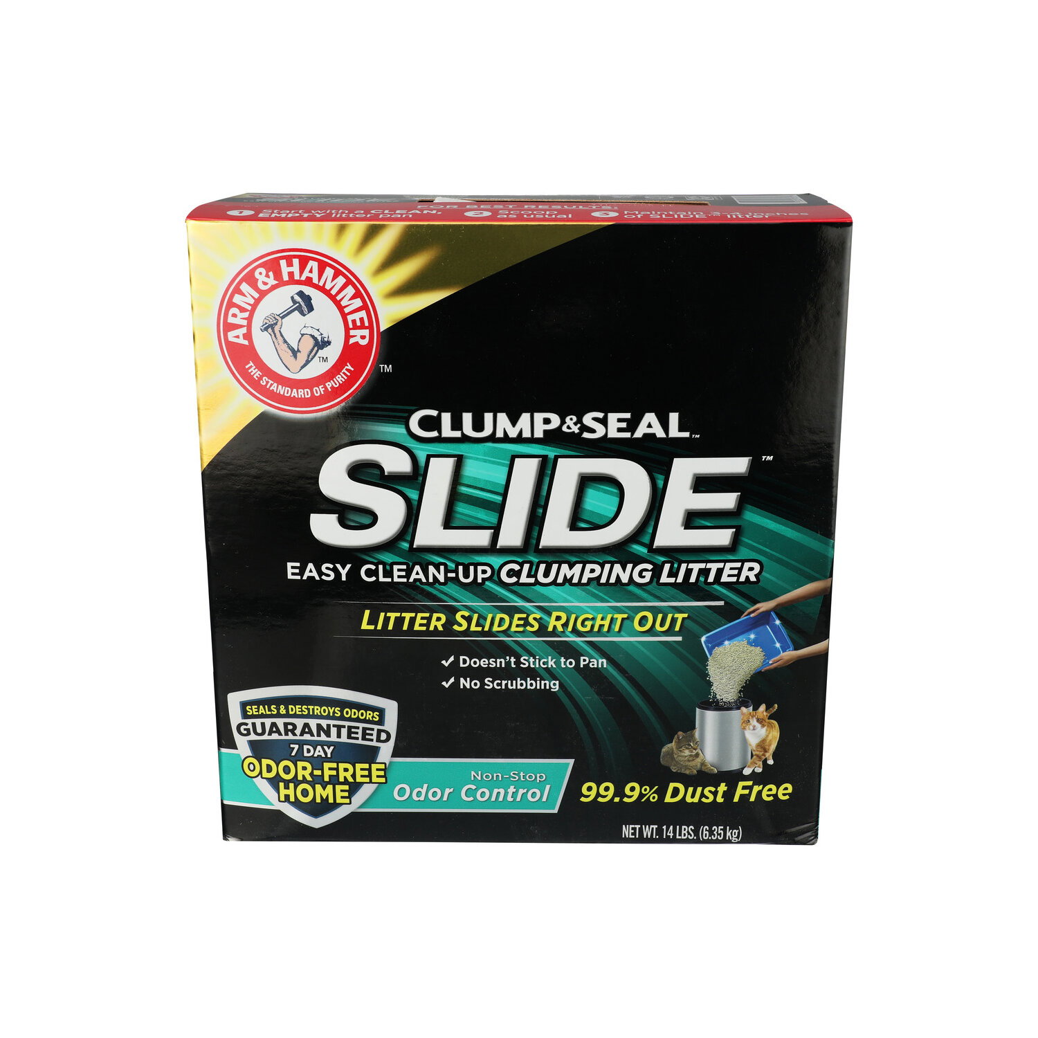 ARM & HAMMER Easy Clean-Up Clumping Litter - 14 Pound Image 1 of 2