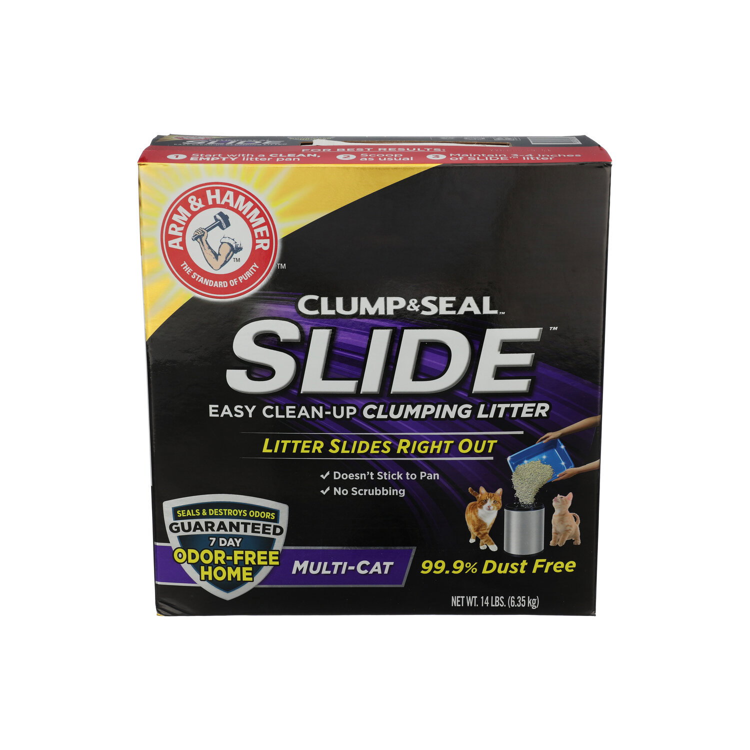ARM & HAMMER Multi-Cat Clumping Litter - 14 Pound Image 1 of 2