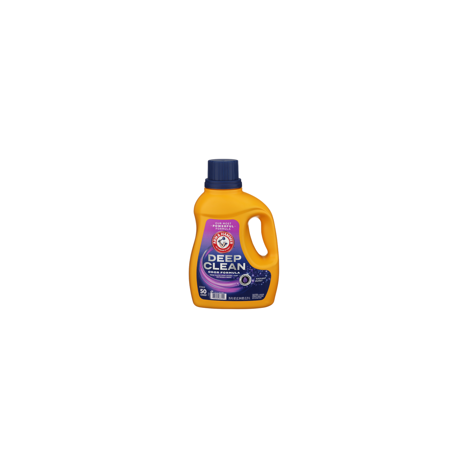 ARM & HAMMER Ah Liquid Laundry Detergent Deep Clean Odor - 75 Fluid Ounce Image 1 of 3