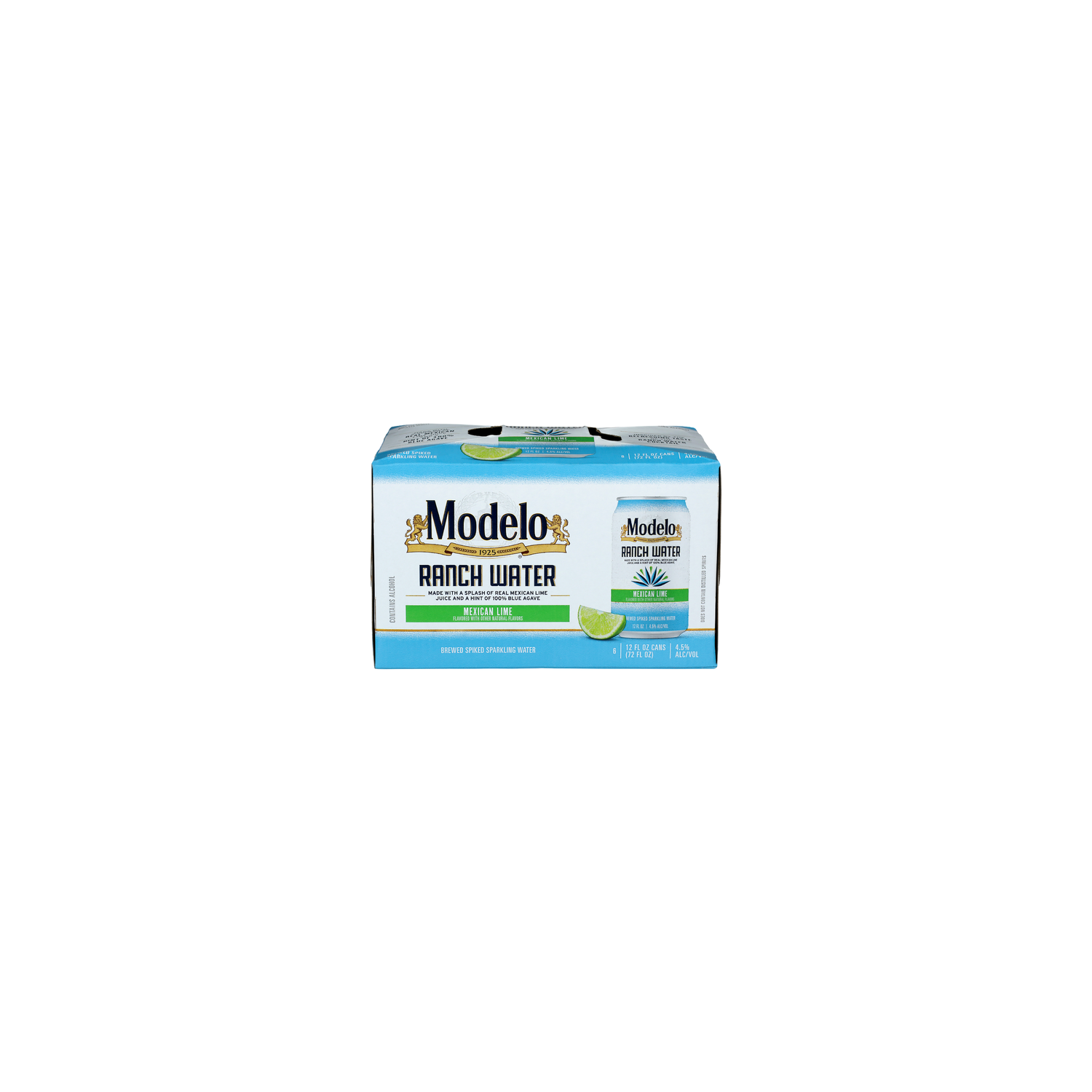 Modelo Mexican Lime Ranch Water - 12 Fluid Ounce - 6 Count Image 1 of 4