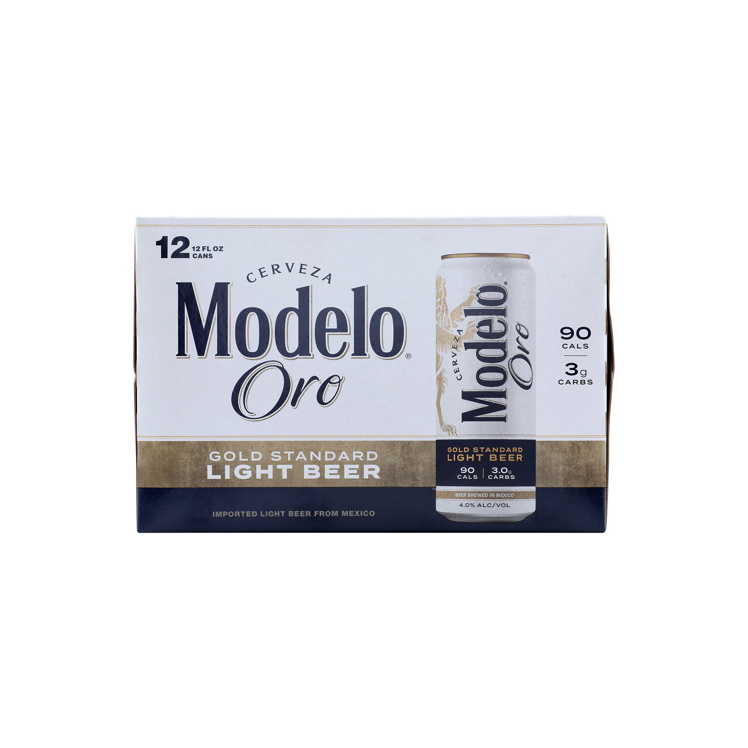 Modelo Gold Standard Light Beer - 12 Count Image 1 of 2