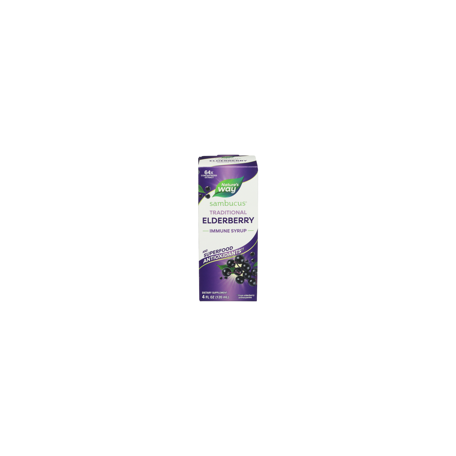 NATURE's Way Sambucus Original Syrup Immune / Elderberry - 4 Fluid Ounce Image 1 of 2