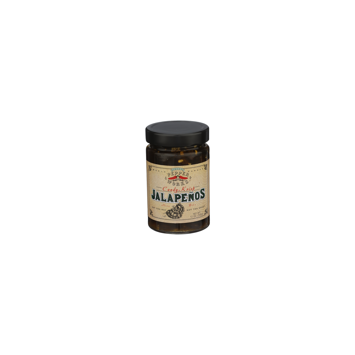 Texas Pepper Works Jalapeños Candy-Krisp - 12 Ounce Image 1 of 4