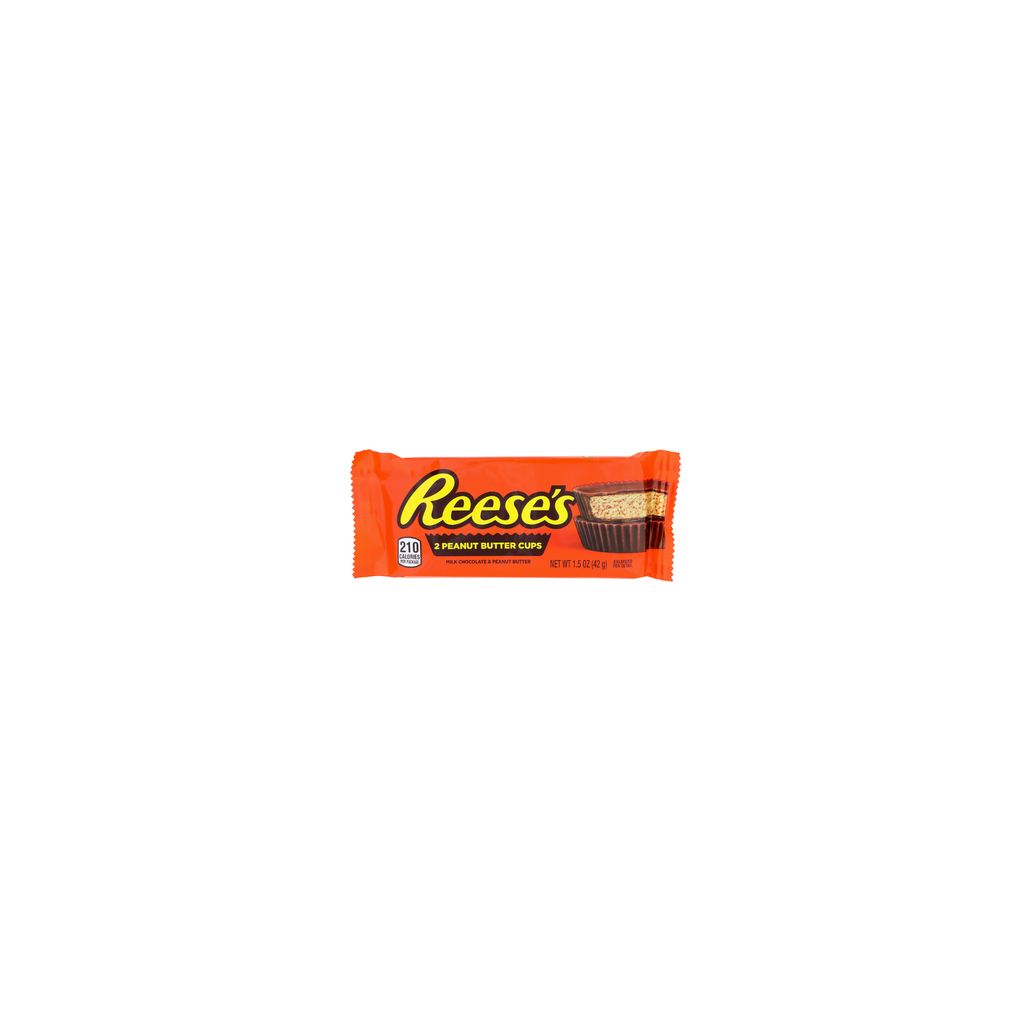 Reese's Milk Chocolate & Peanut Butter Cups - 0.75 Ounce - 2 Count Image 1 of 4