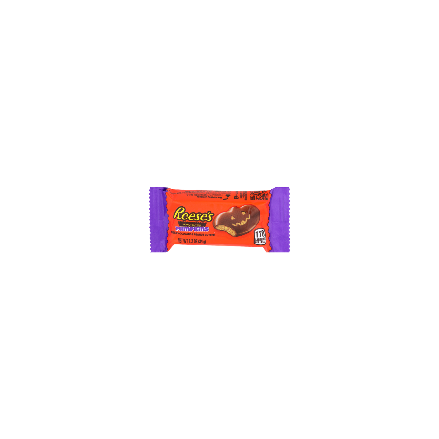 Reese's Milk Chocolate & Peanut Butter Pumpkins - 1.2 Ounce Image 1 of 4