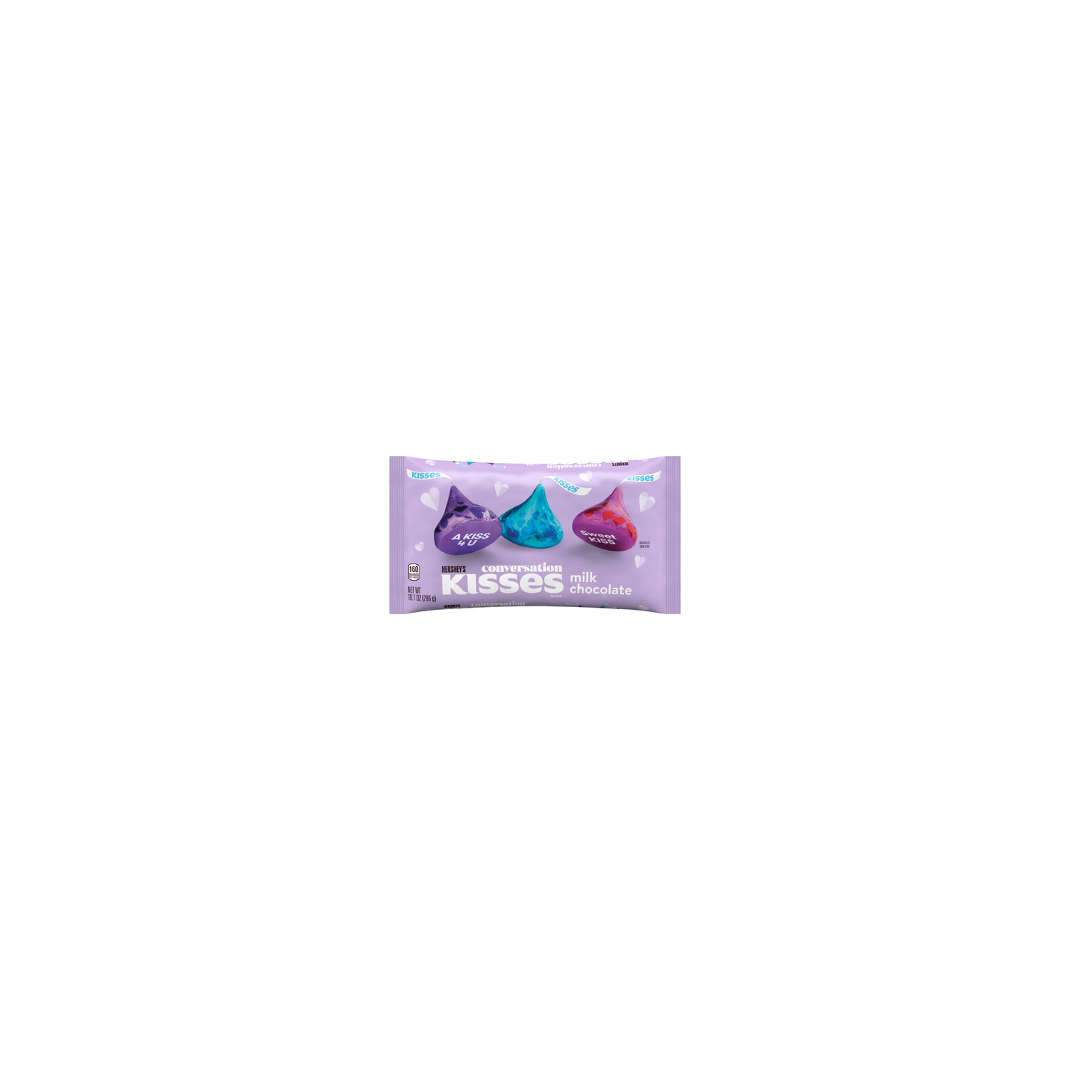 HERSHEY'S Conversation Milk Chocolate Kisses - 10.1 Ounce