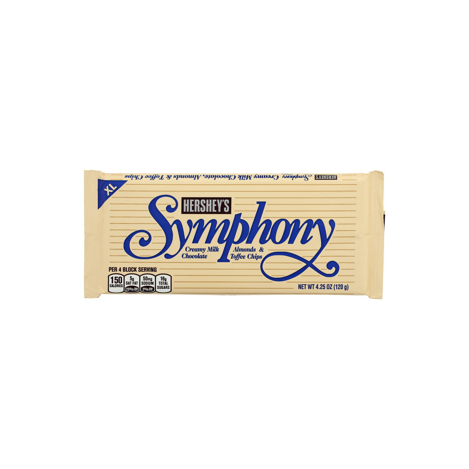 HERSHEY's Symphony Xl Creamy Milk Chocolate Almonds & Toffee Chips - 4.25 Ounce Image 1 of 4