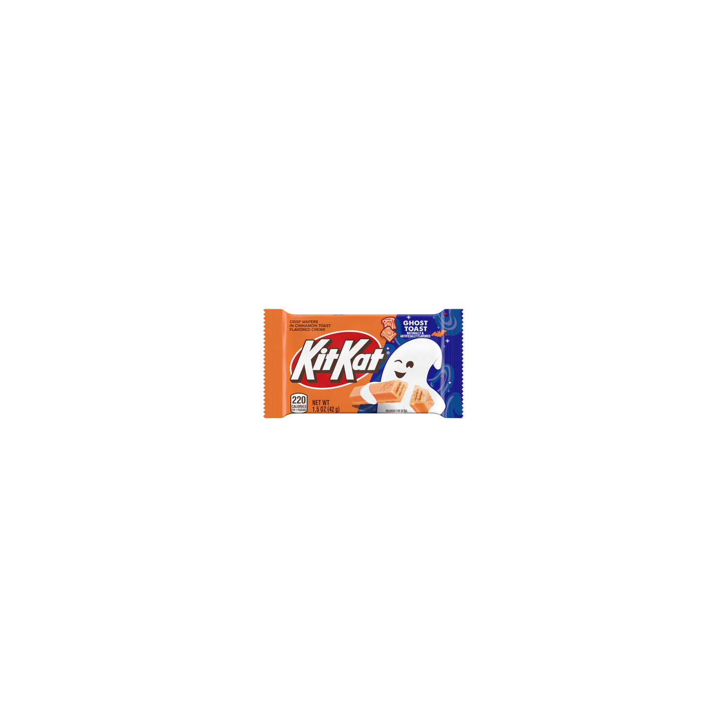 Kit Kat H Ghost Toast Crisp Wafers In Cinnamon Flavored Creme Standard Bar - 1.5 Ounce