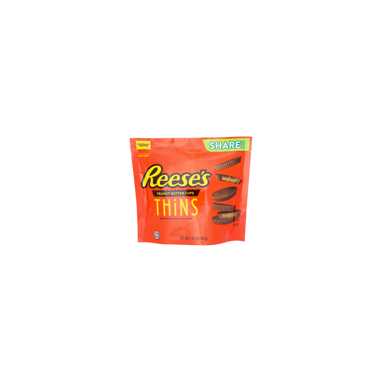 Reese's Share Pack Thins Chocolate Peanut Butter Cups - 7.37 Ounce Image 1 of 4