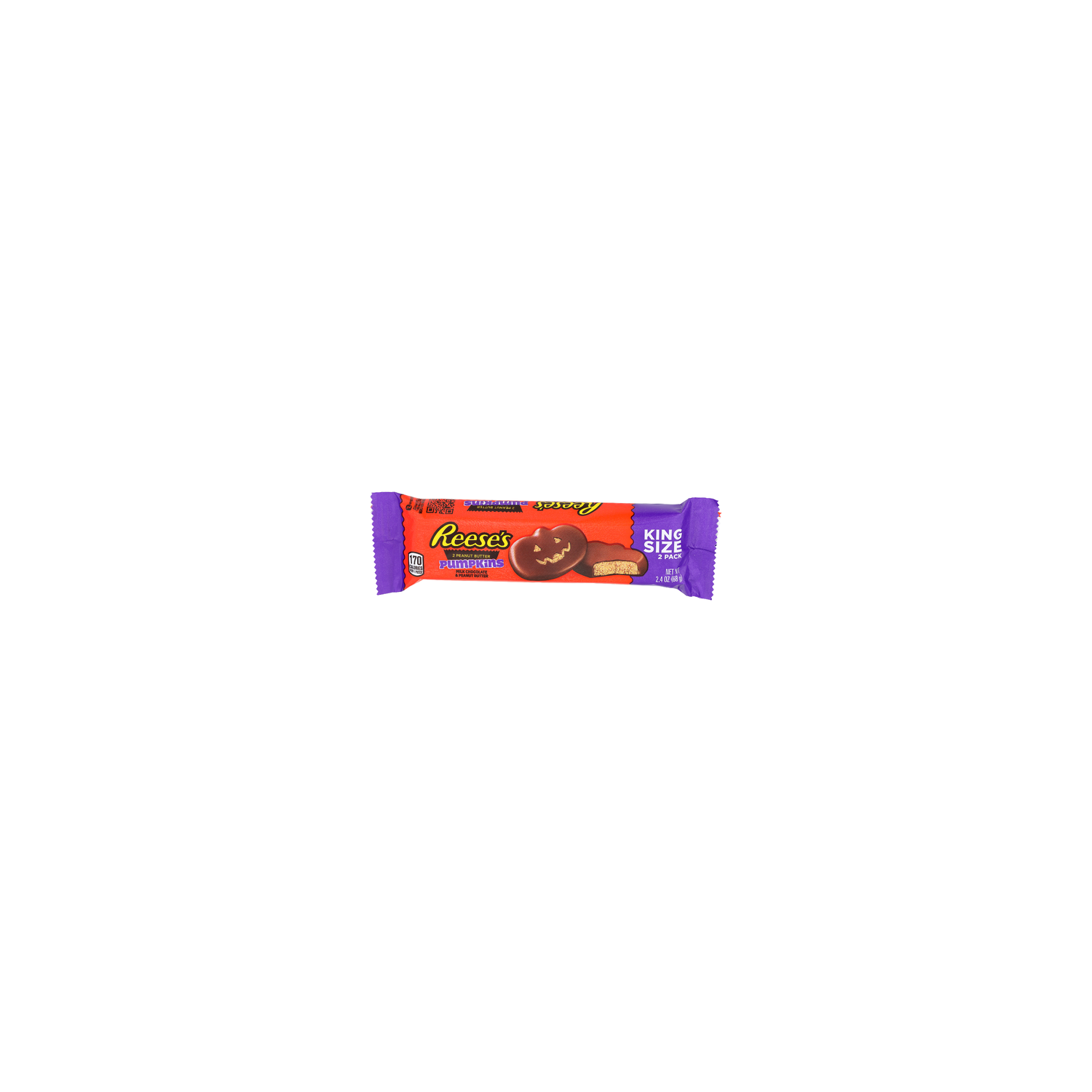 REESE's Milk Chocolate & Peanut Butter Pumpkins - 1.2 Ounce - 2 Count Image 1 of 4