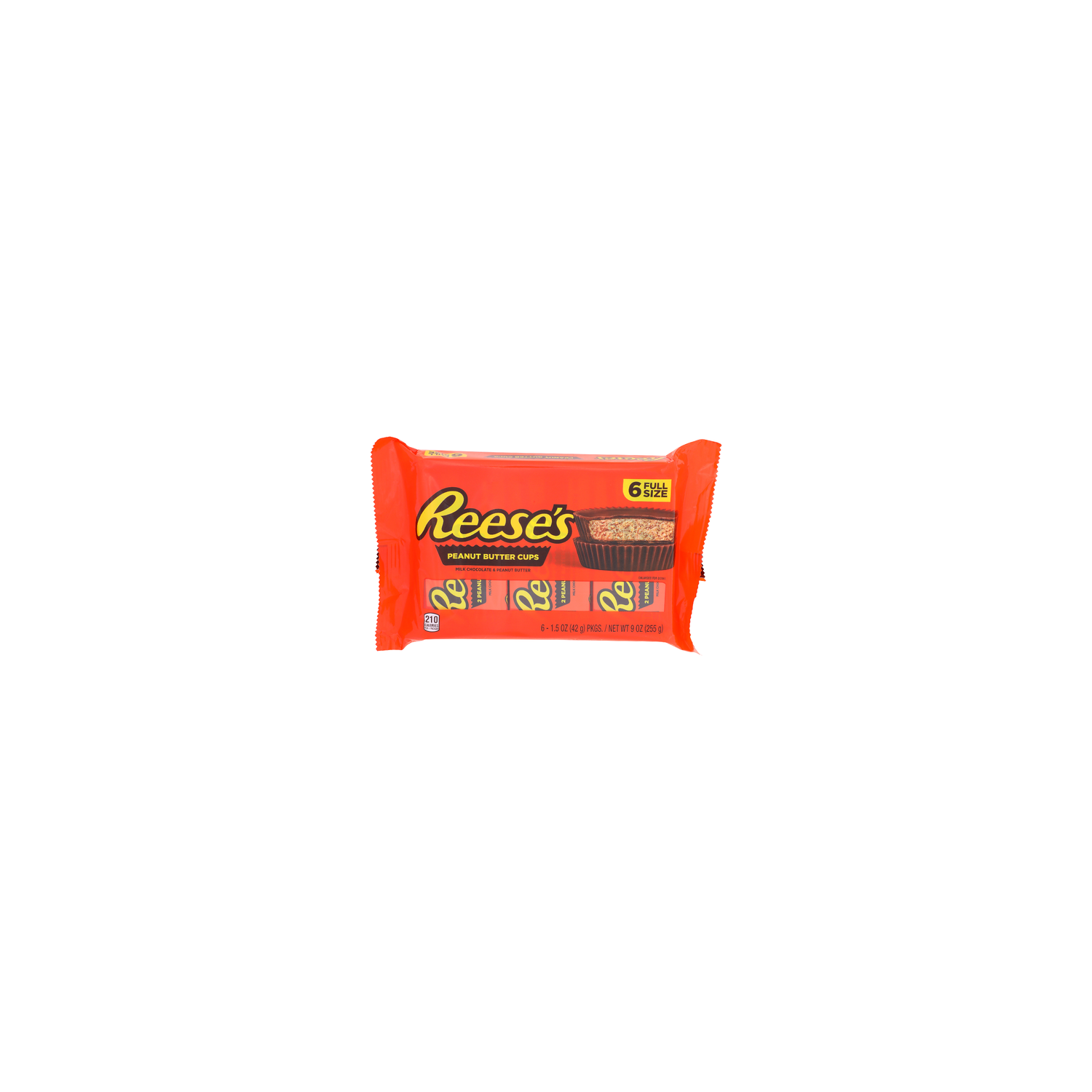 Reese's Milk Chocolate Peanut Butter Cups - 1.5 Ounce - 6 Count Image 1 of 4