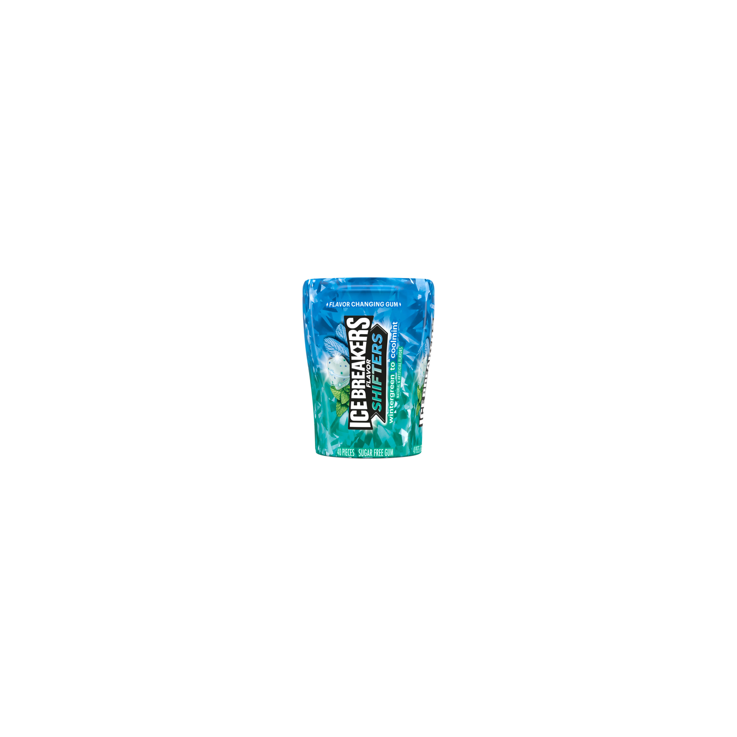 ICE BREAKERS ICE CUBES Shifters Sugar Free Wintergreen To Coolmint Chewing Gum - 3.24 Ounce