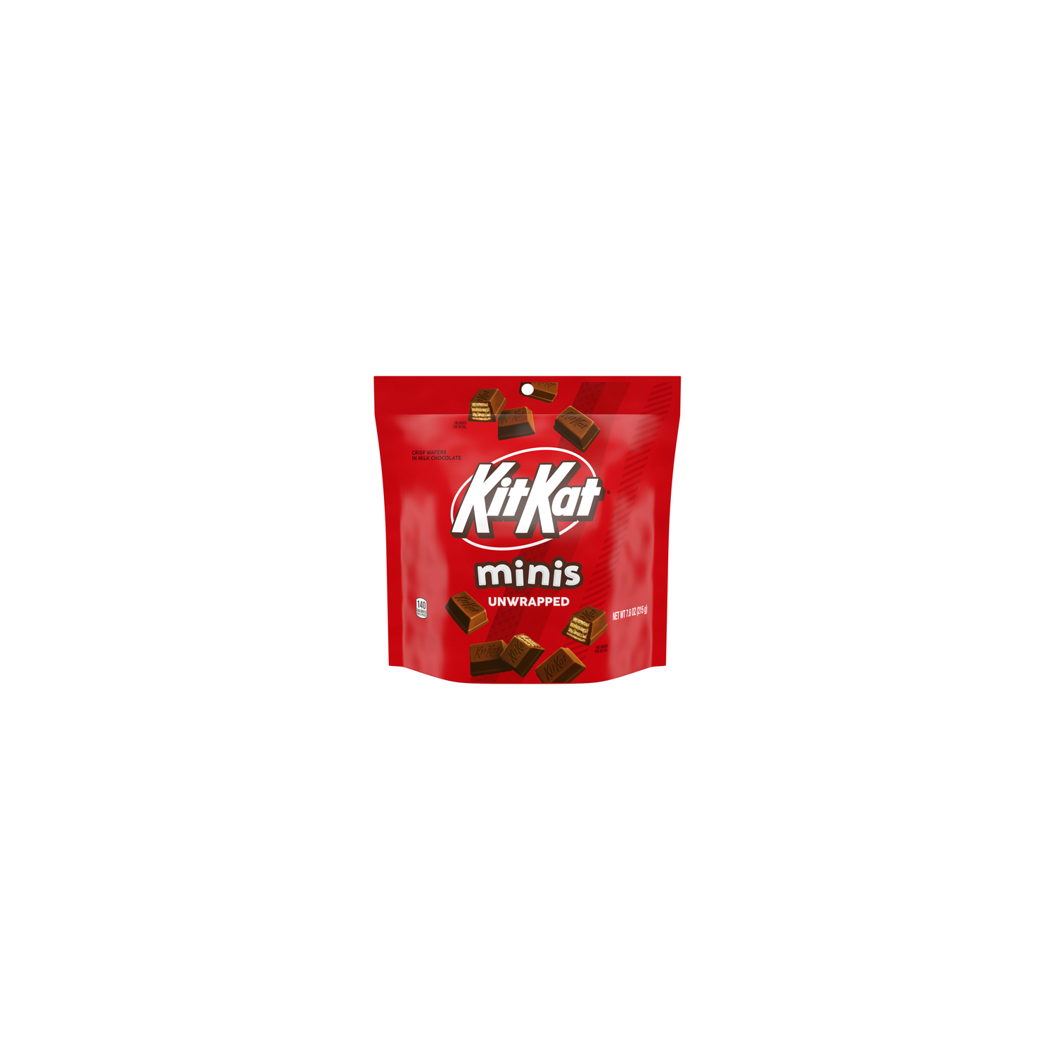 Kit Kat Crisp Wafers In Milk Chocolate Unwrapped Minis Pouch - 7.6 Ounce