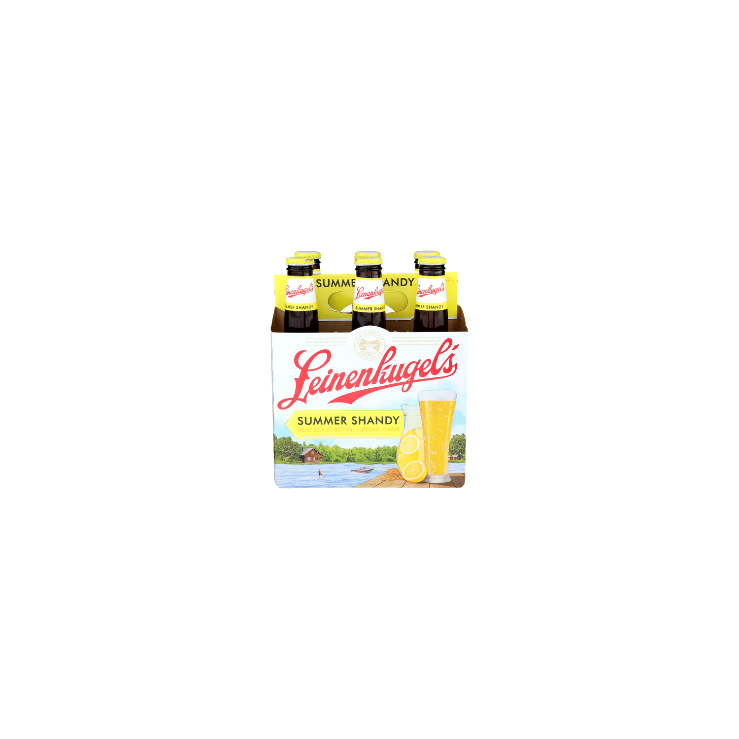 LEINENKUGEL's Natural Lemonade Flavor Summer Shandy - 12 Fluid Ounce - 6 Count Image 1 of 2