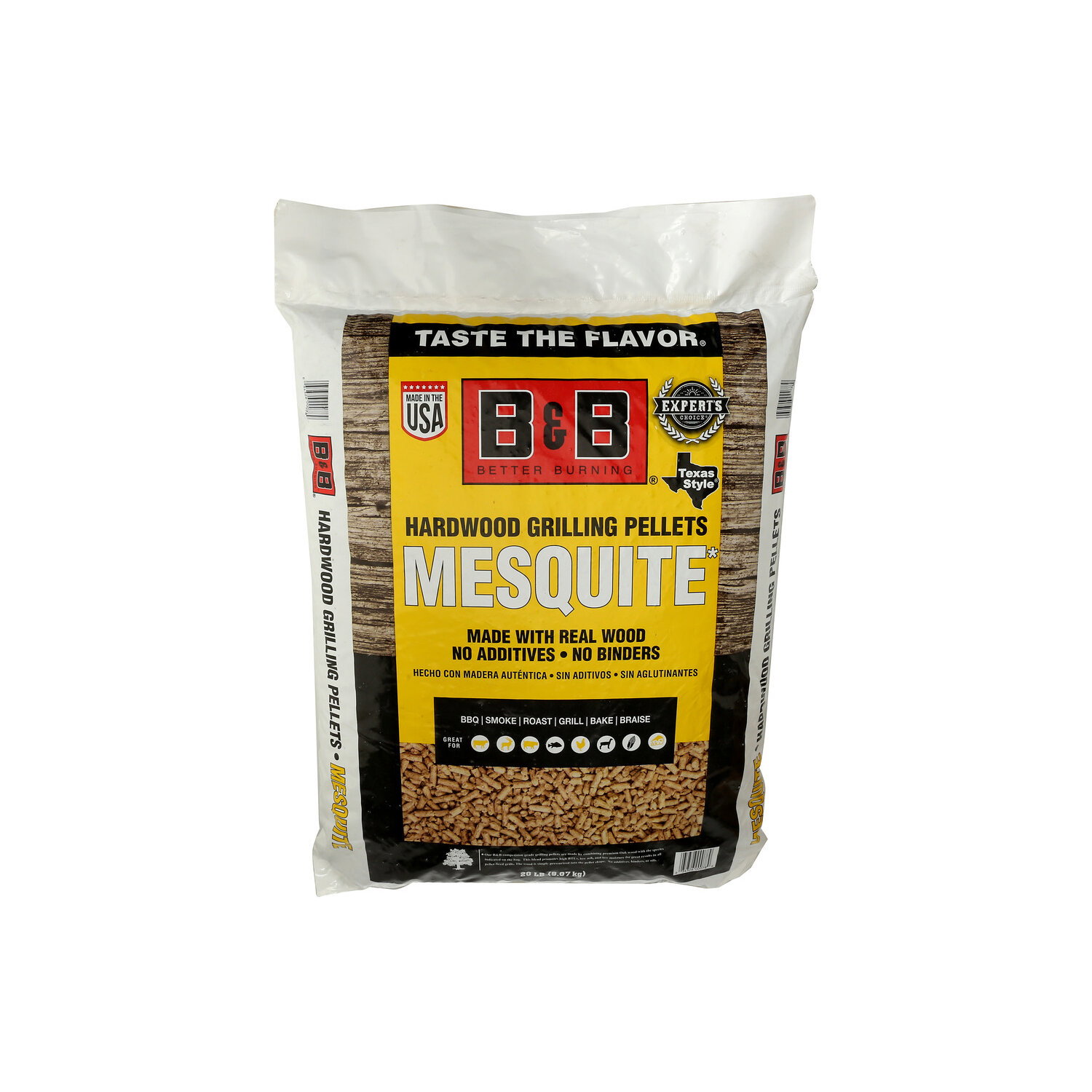 Hivvago 20 Pounds Apple Wood Pellets 100% All-Natural For Pellet Grills