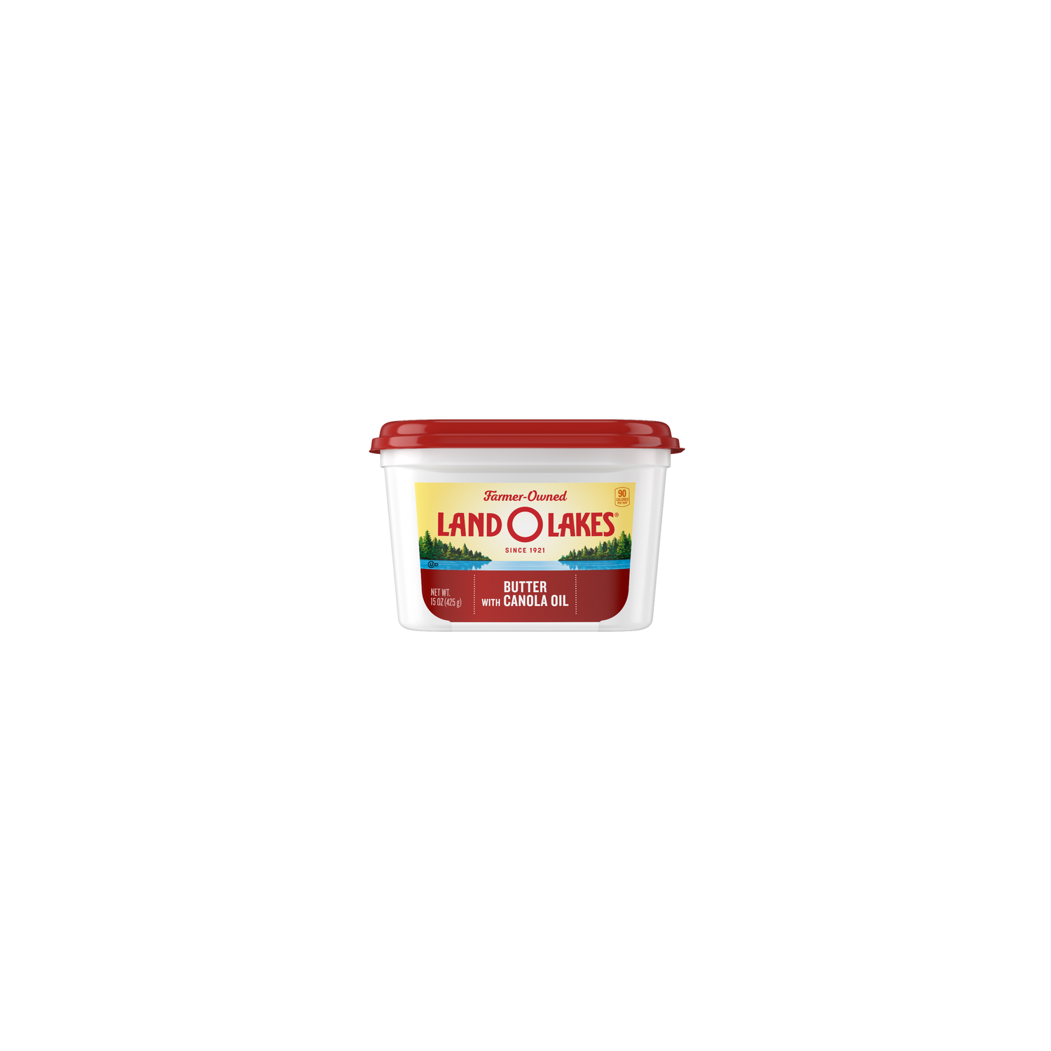 Land O Lakes With Canola Oil Butter Tub Spreadable - 15 Ounce Image 1 of 4