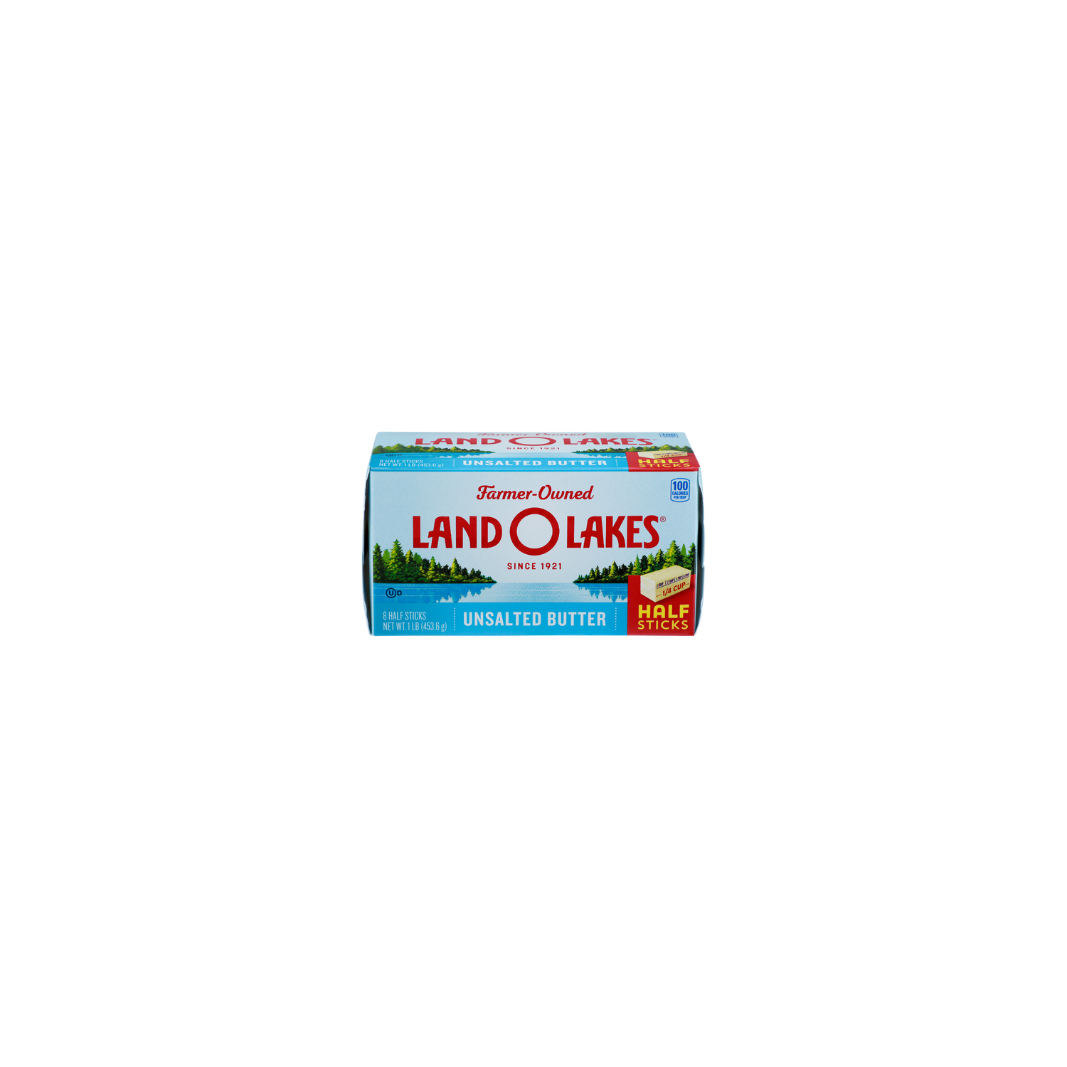 Land O Lakes Unsalted Half Sticks Butter - 0.125 Pound - 8 Count Image 1 of 4