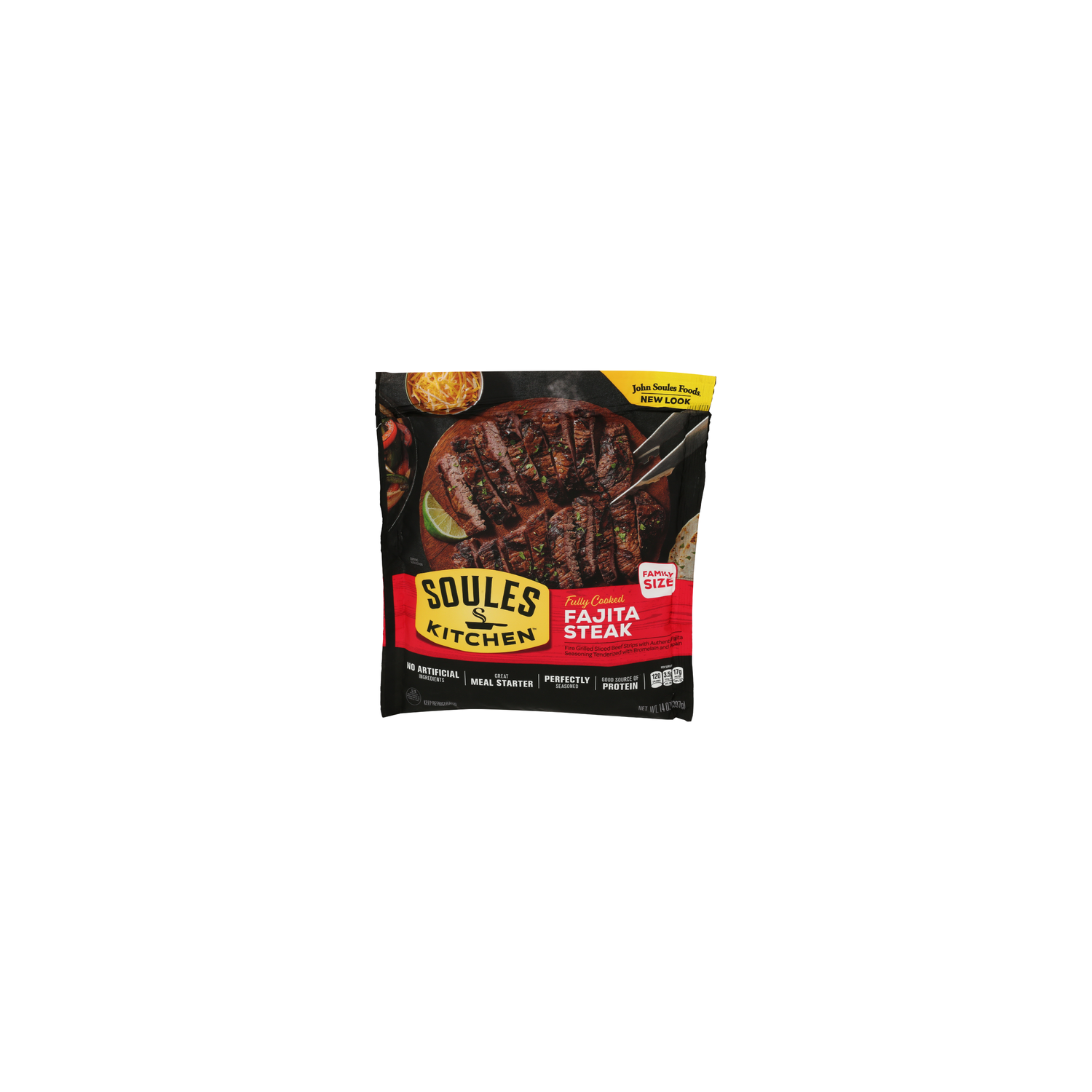 John Soules Foods Family Size Beef Fajitas - 14 Ounce Image 1 of 4
