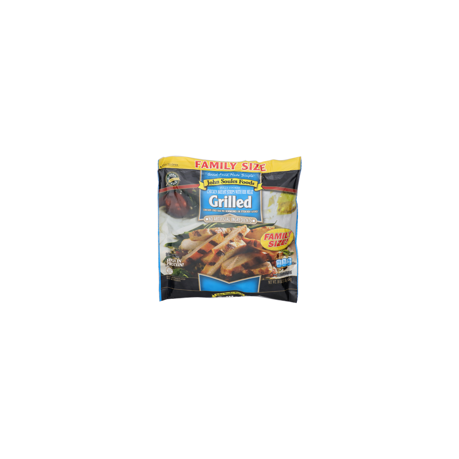 John Soules Foods Grilled Chicken Breast Strips With Rib Meat - 16 Ounce Image 1 of 4