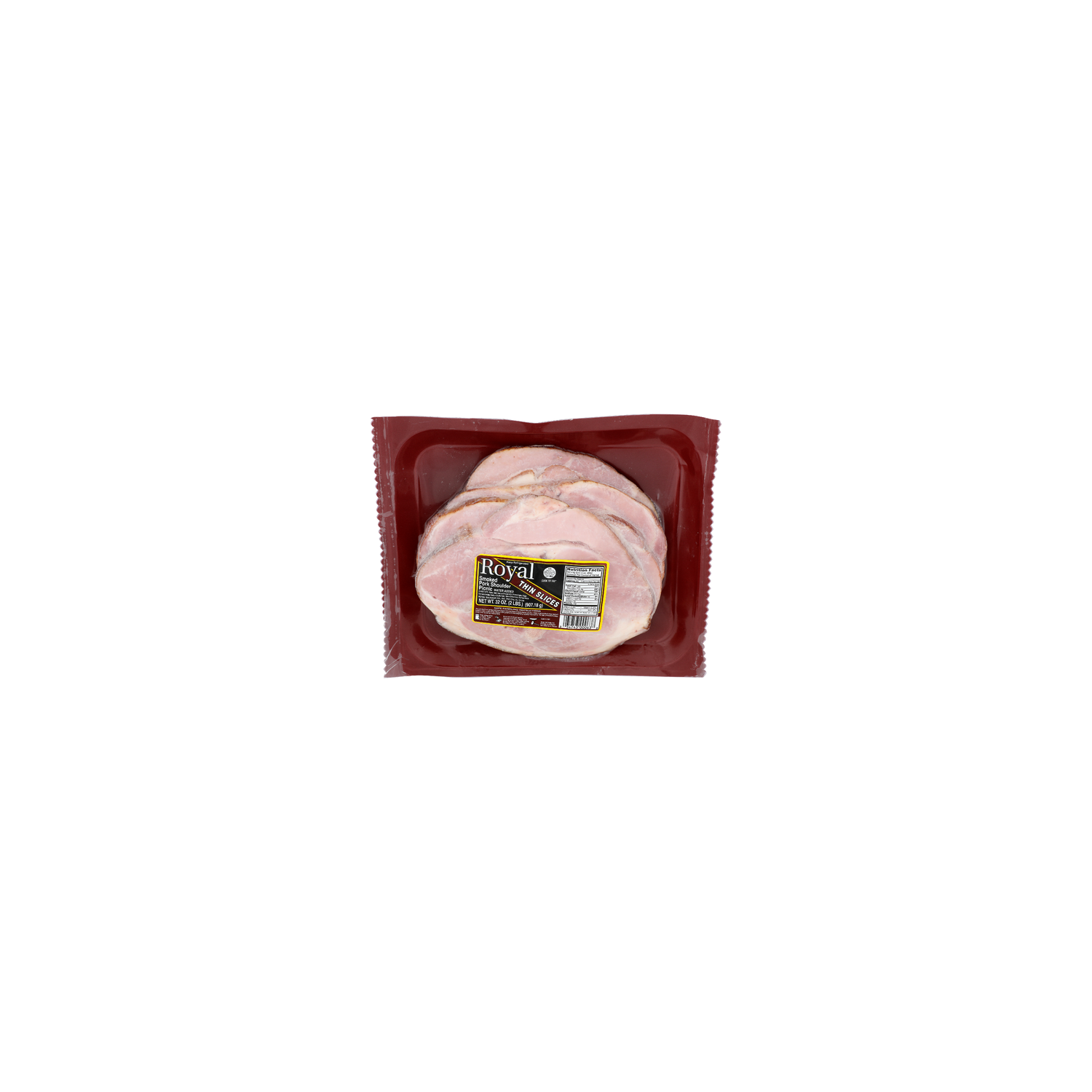 Royal Thin Slices Smoked Pork Shoulder Picnic - 32 Ounce Image 1 of 4