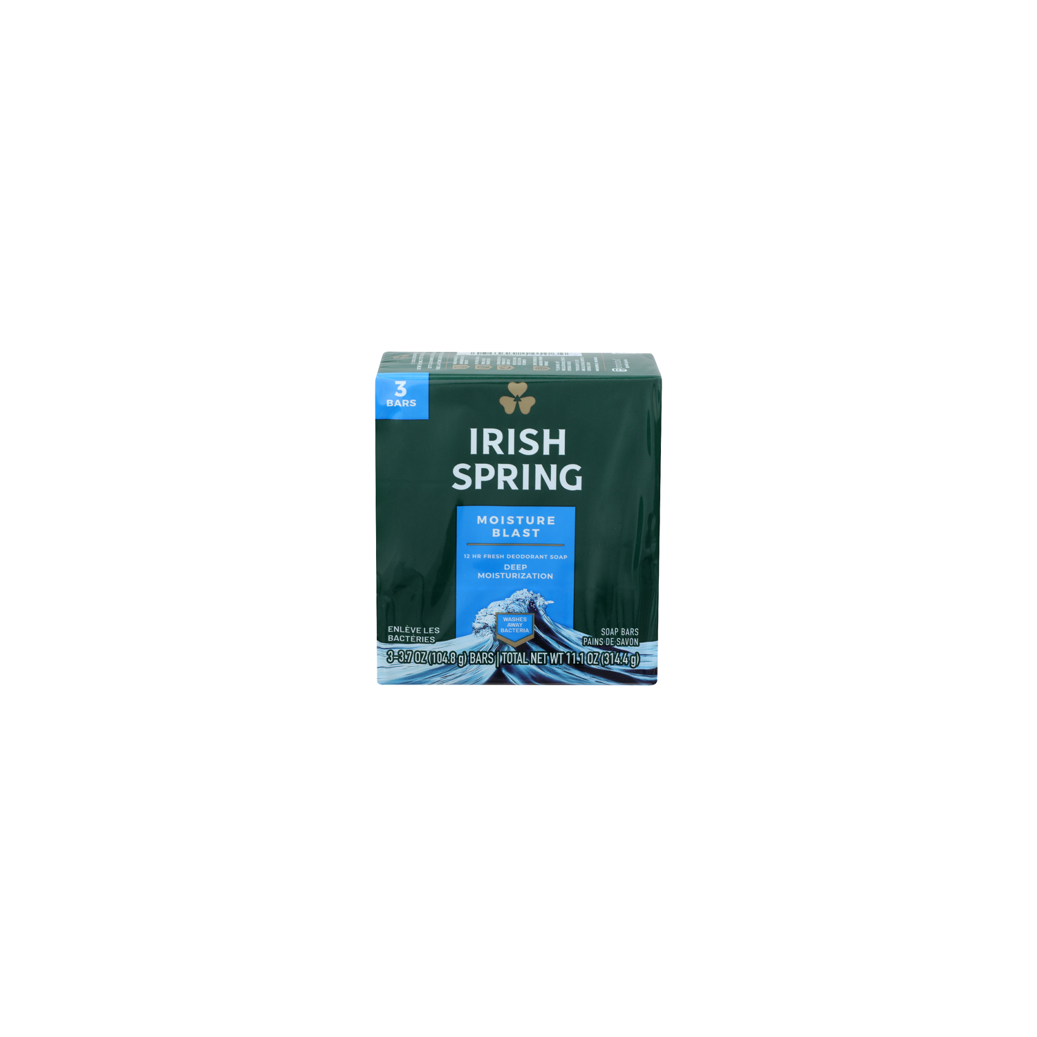 Irish Spring Moisture Blast Soap Bars - 3.7 Ounce - 3 Count Image 1 of 3