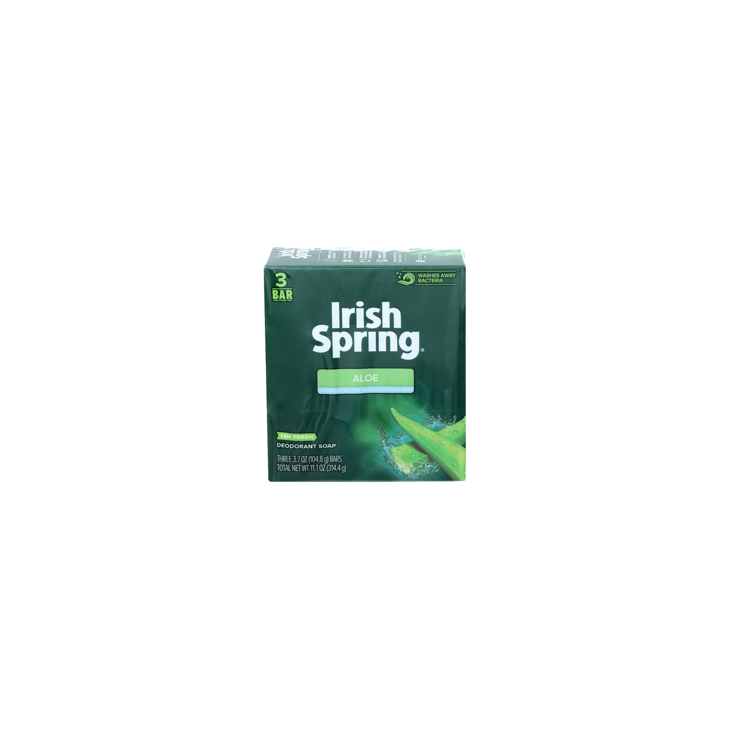 Irish Spring Aloe Fresh Deodorant Soap - 3.7 Ounce - 3 Count Image 1 of 3