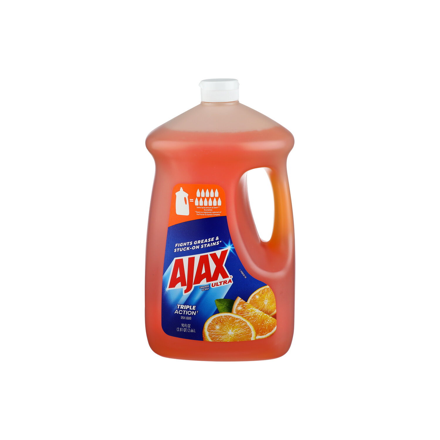Ajax Dish Liquid Orange - 90 Fluid Ounce Image 1 of 3