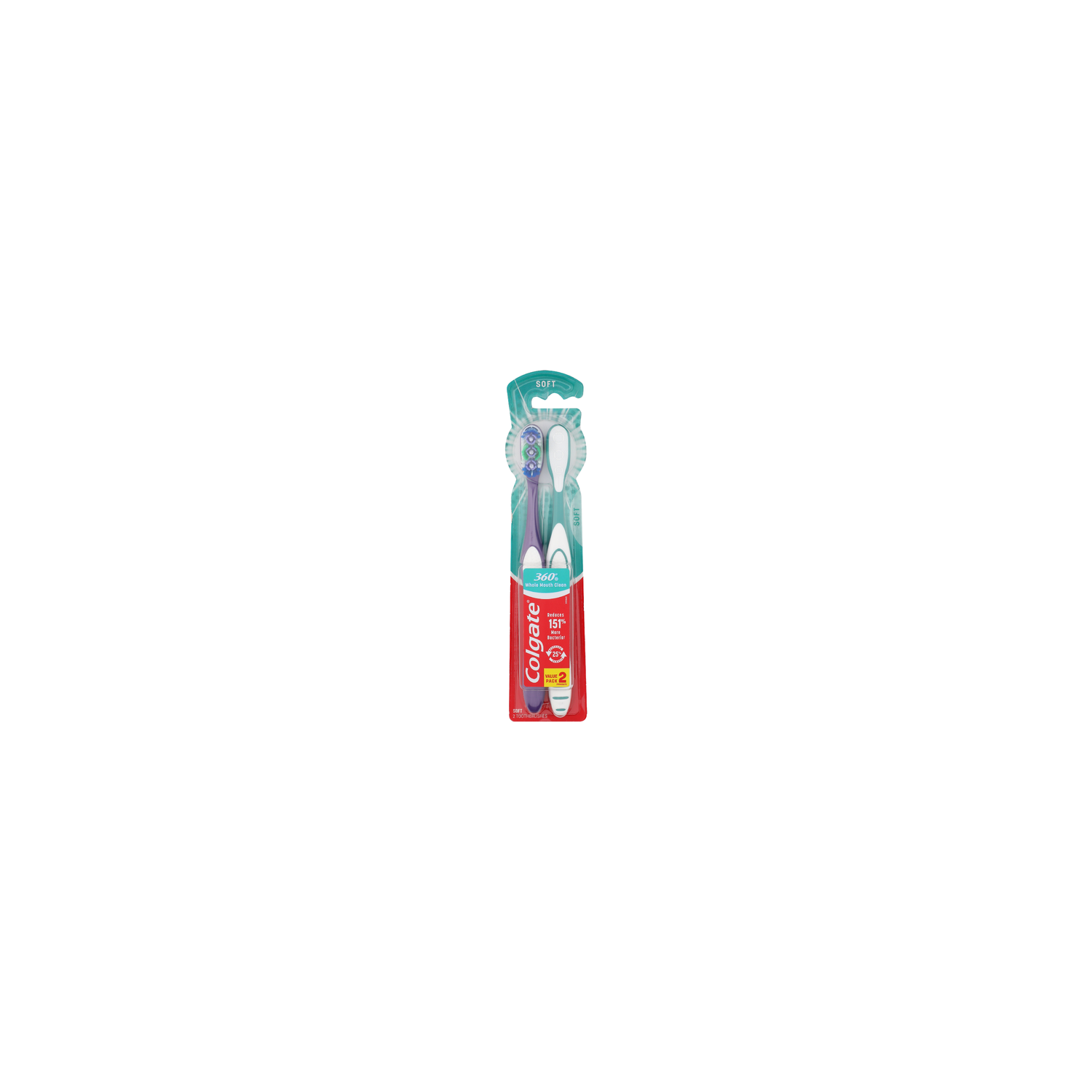 Colgate Soft Toothbrush - 2 Count Image 1 of 2