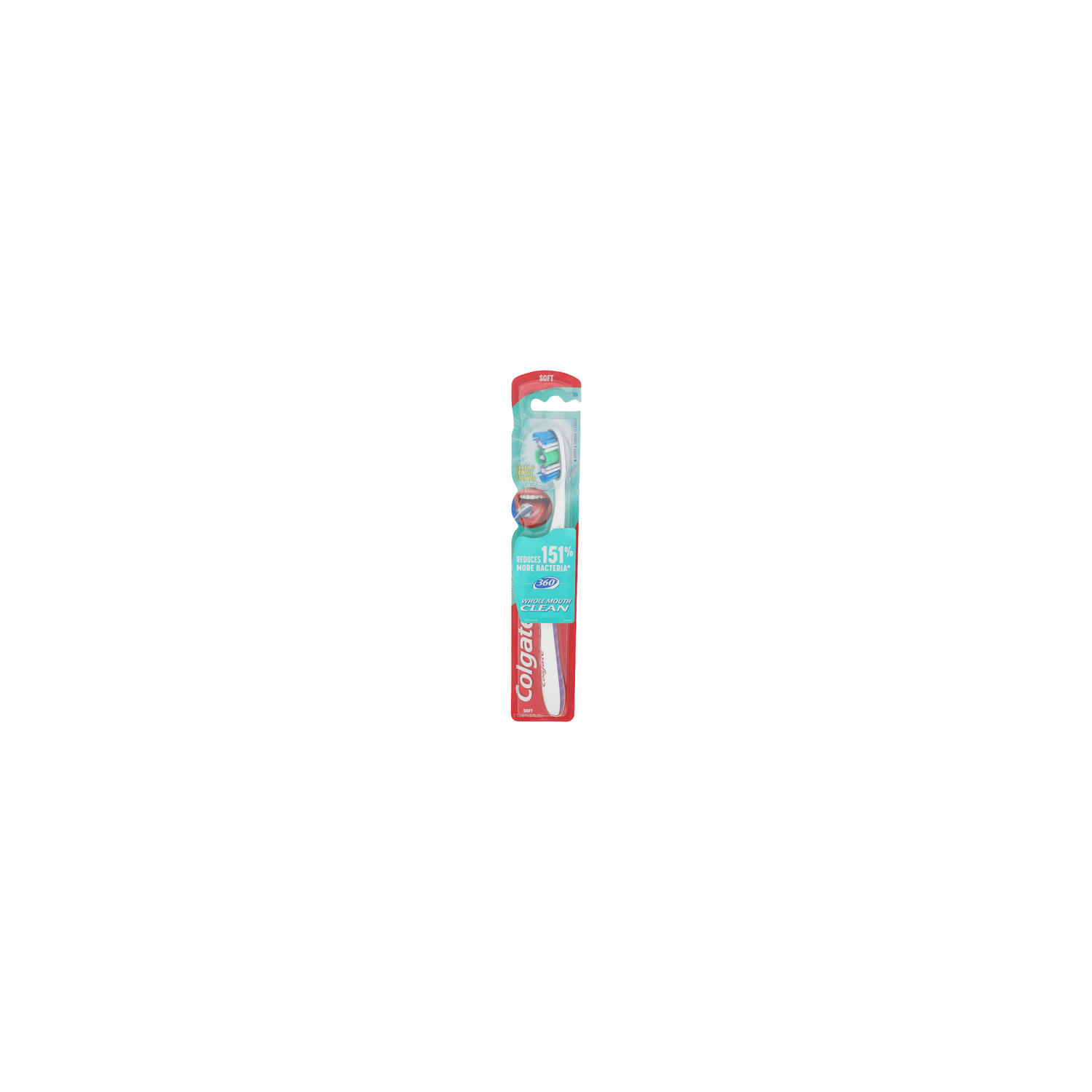 Colgate Soft 360º Cheek & Tongue Cleaner - 1 Count Image 1 of 2